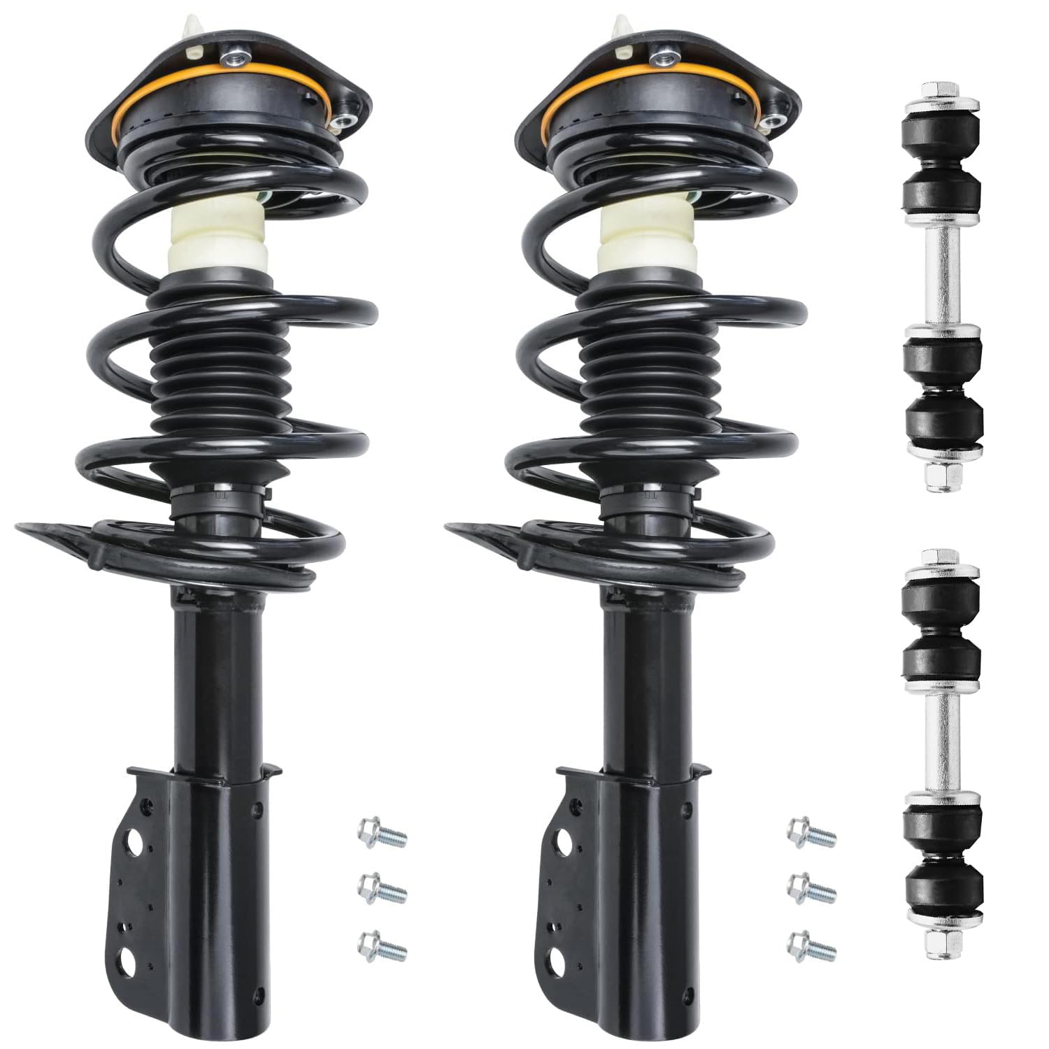 4pc Front Struts Sway Bar Links Suspension Kit