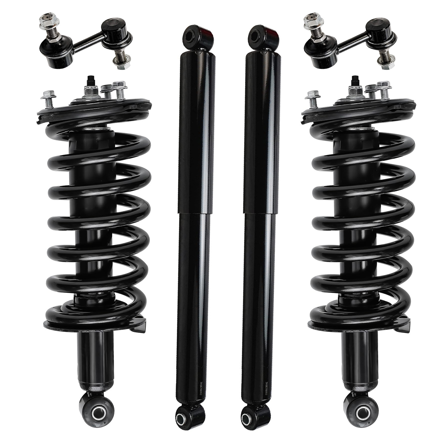 6pc Front Struts Rear Shocks Sway Bar Links Suspension Kit