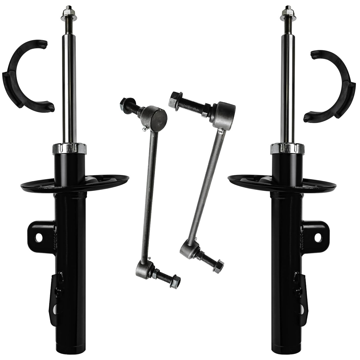 4pc Front Shocks Sway Bar Links Suspension Kit