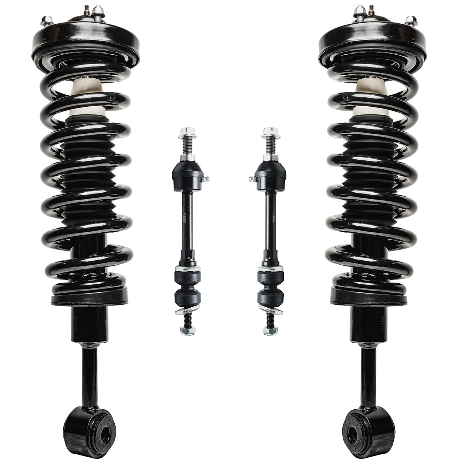 4pc Front Struts Sway Bar Links Suspension Kit