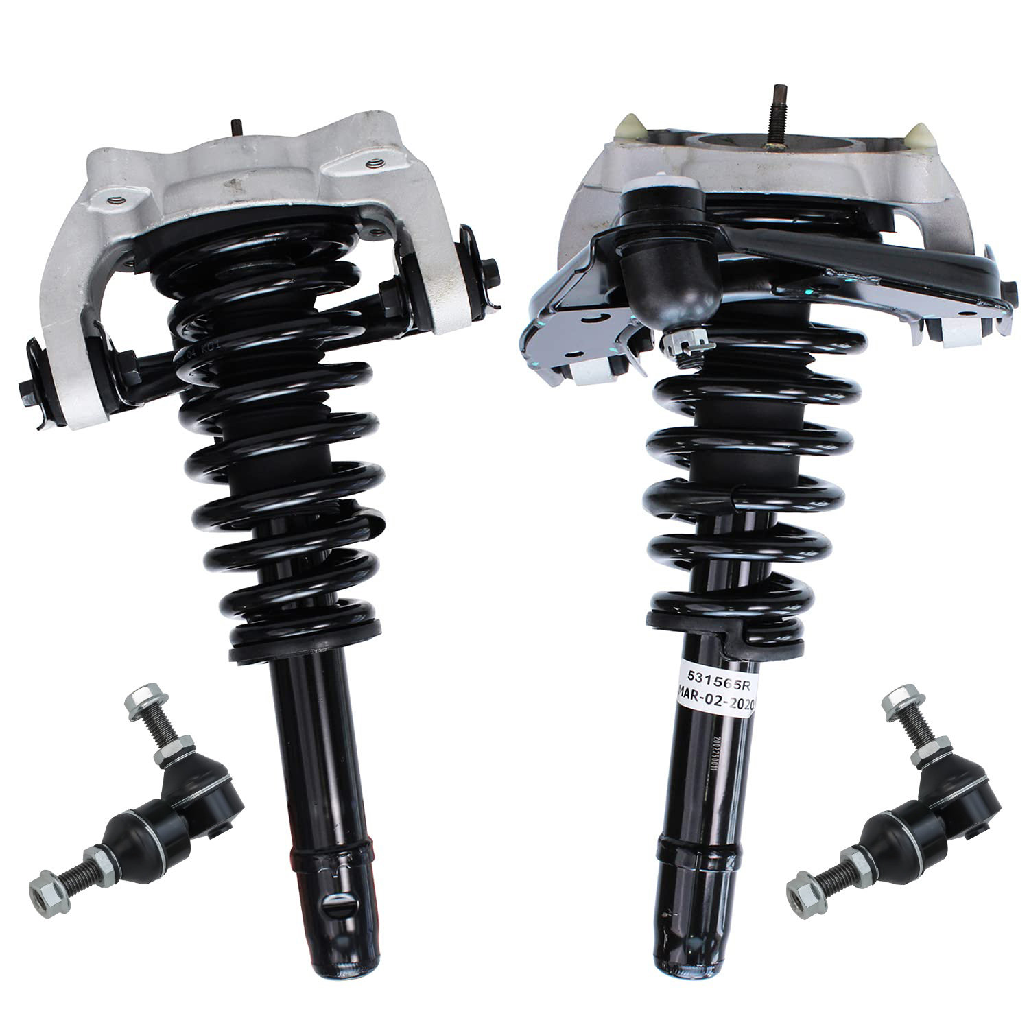 4pc Front Struts Sway Bar Links Suspension Kit