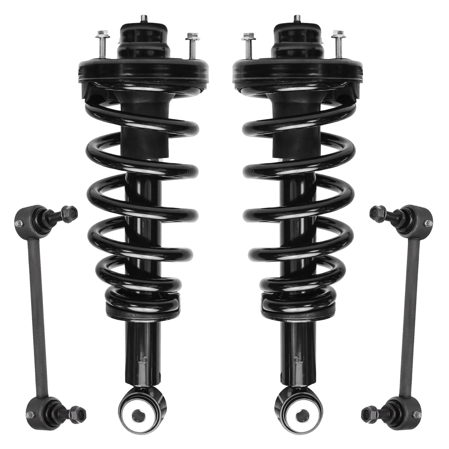 4pc Rear Struts Sway Bar Links Suspension Kit