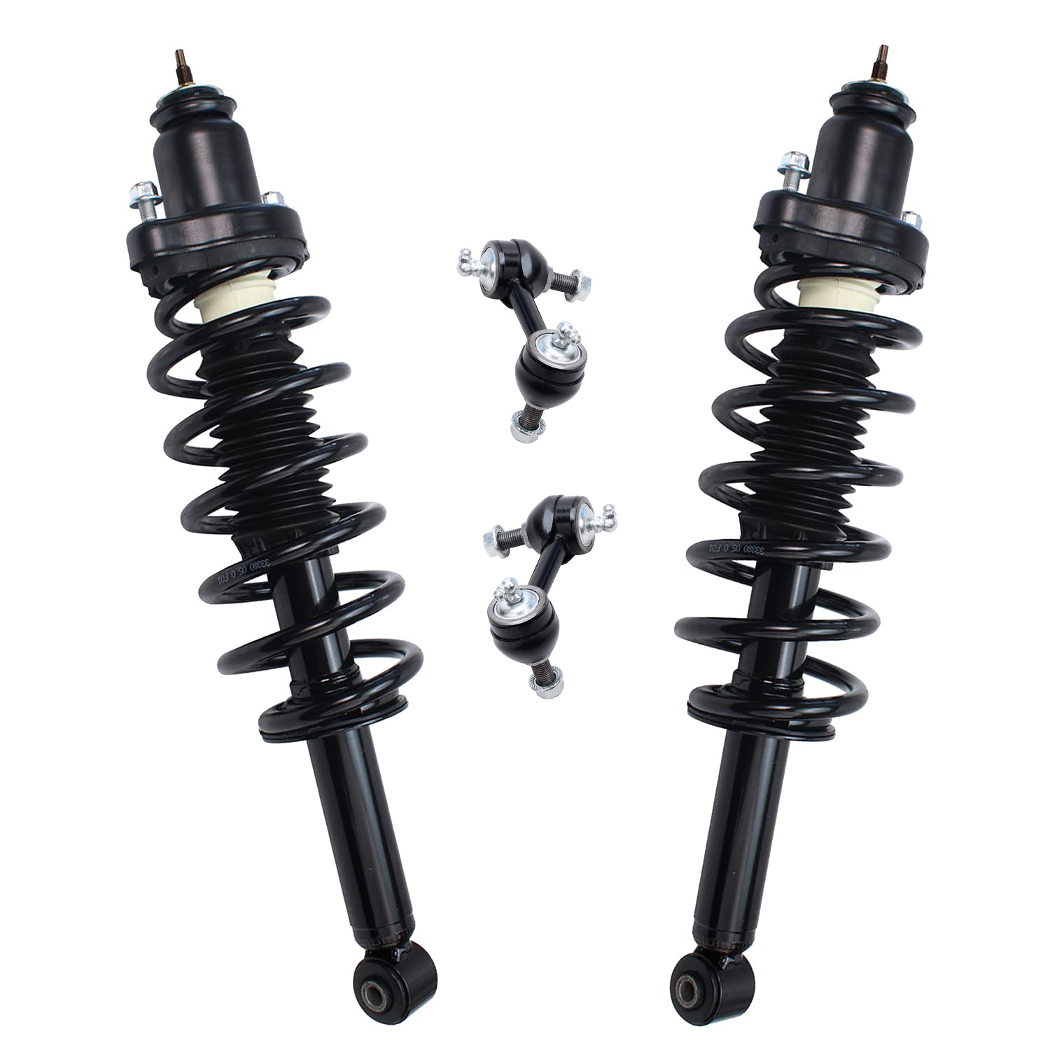 4pc Rear Struts Sway Bar Links Suspension Kit