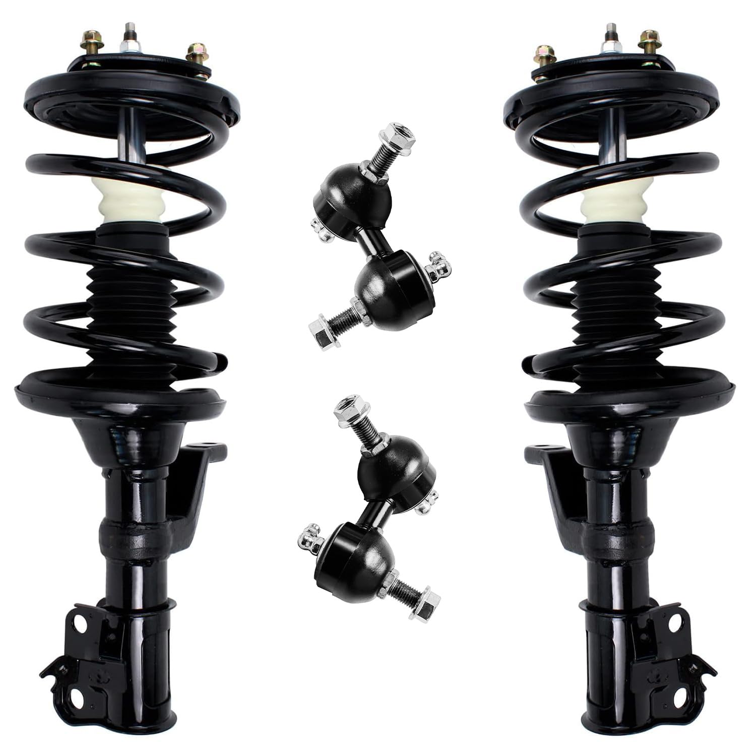 4pc Front Struts Sway Bar Links Suspension Kit