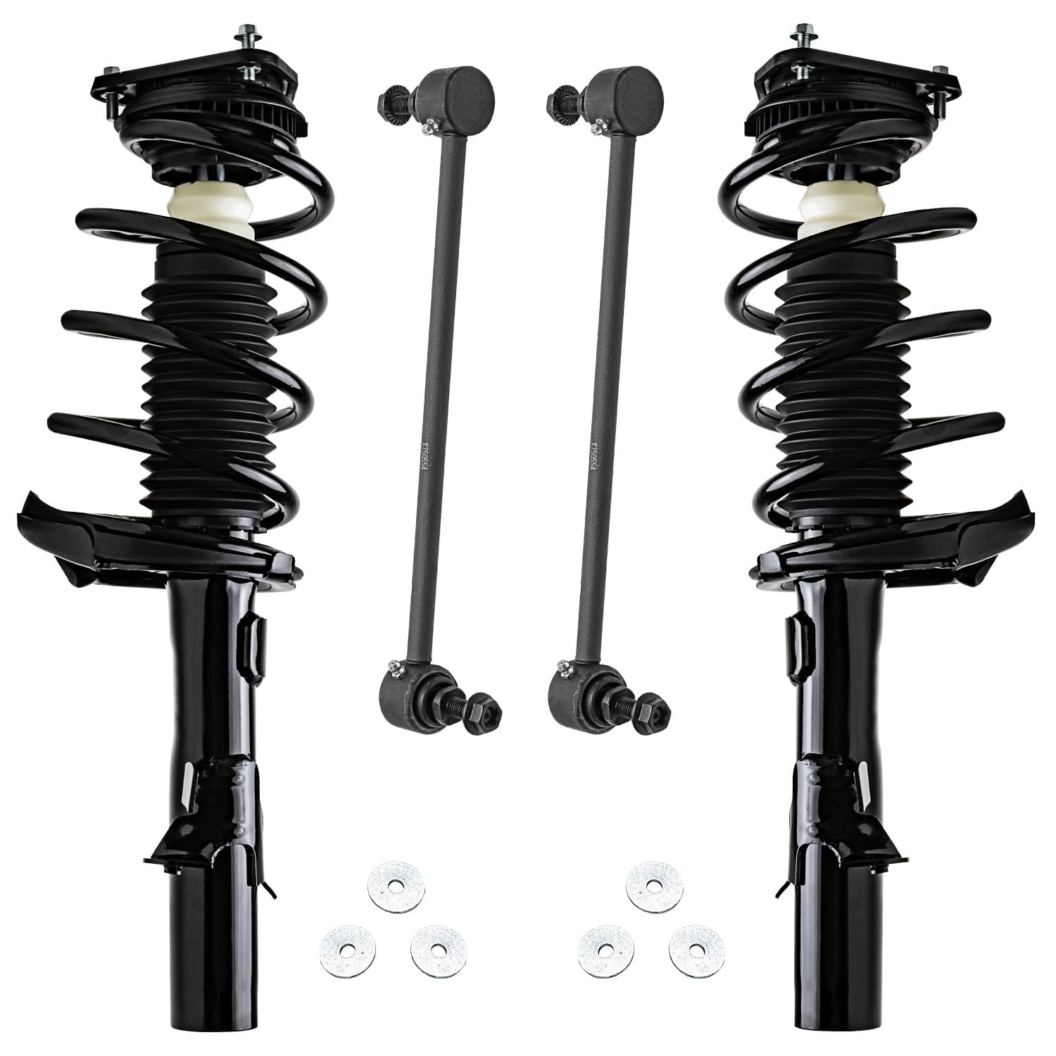 4pc Front Struts Sway Bar Links Suspension Kit