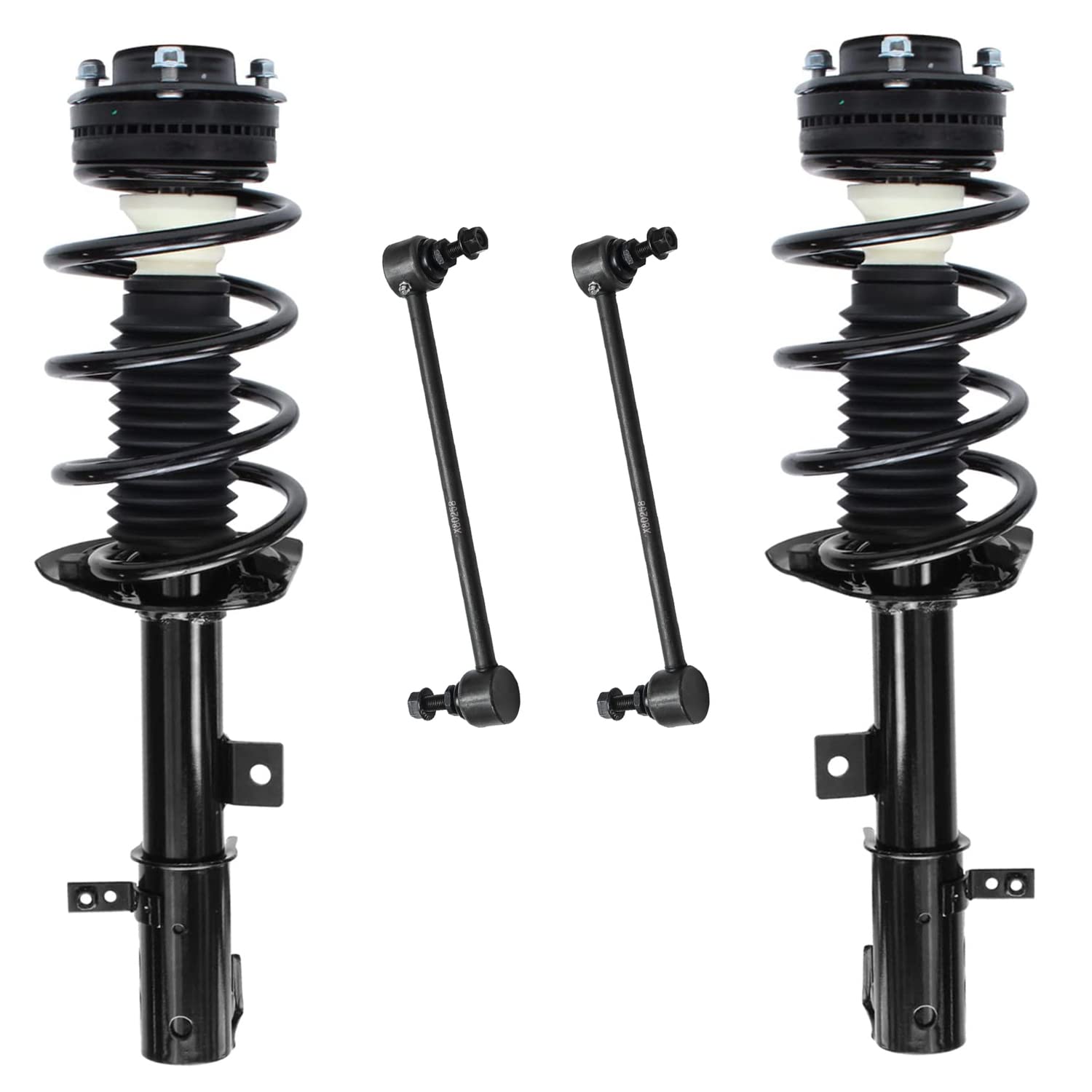 4pc Front Struts Sway Bar Links Suspension Kit