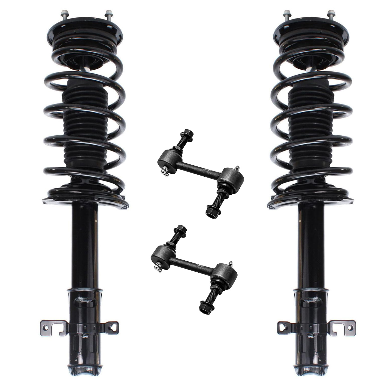 4pc Front Struts Sway Bar Links Suspension Kit