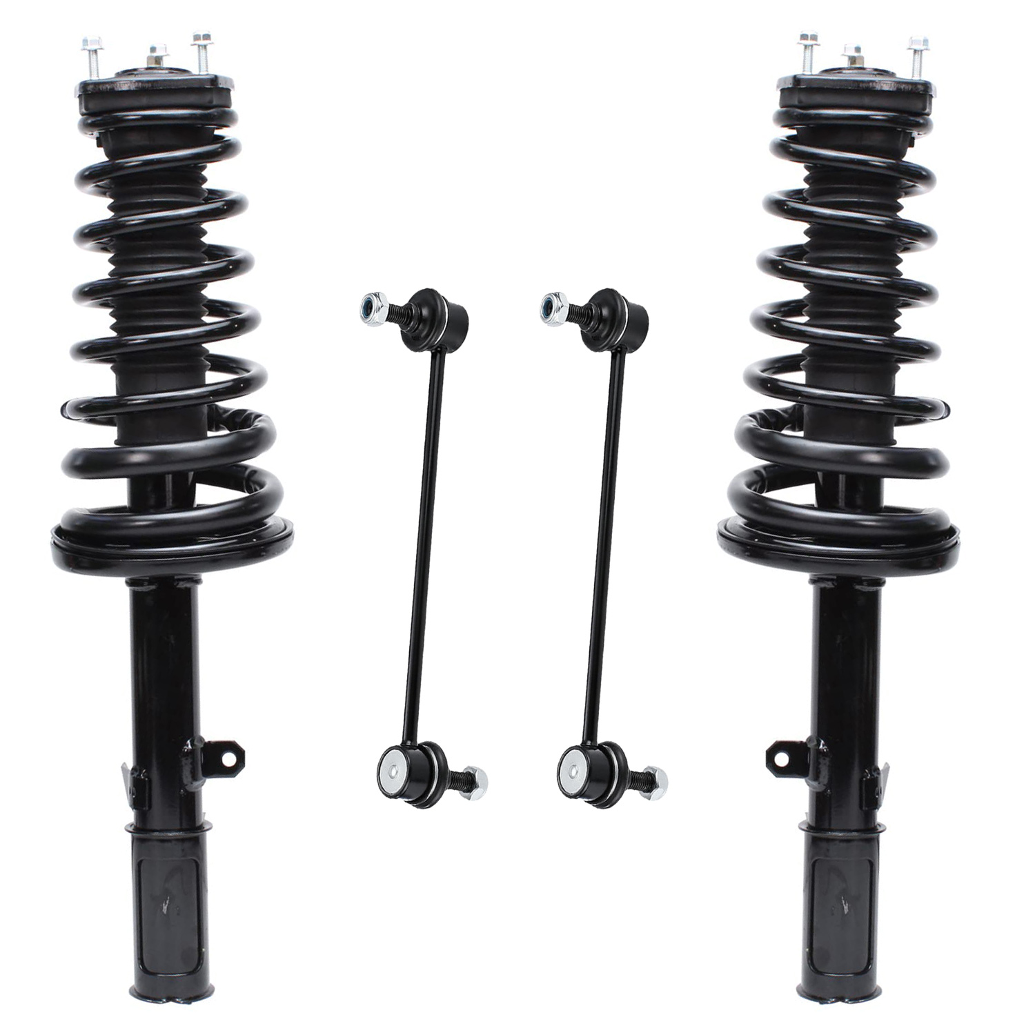 4pc Rear Struts Sway Bar Links Suspension Kit