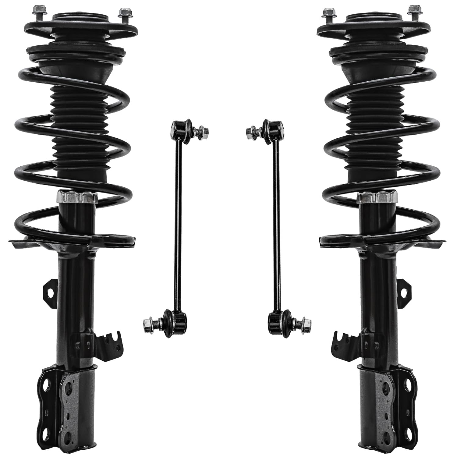 4pc Front Struts Sway Bar Links Suspension Kit