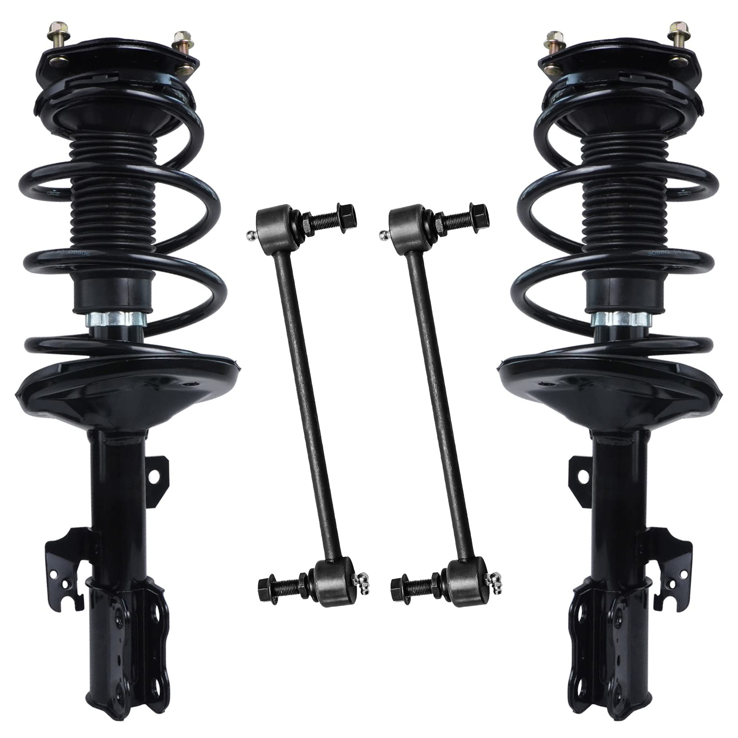 4pc Front Struts Sway Bar Links Suspension Kit