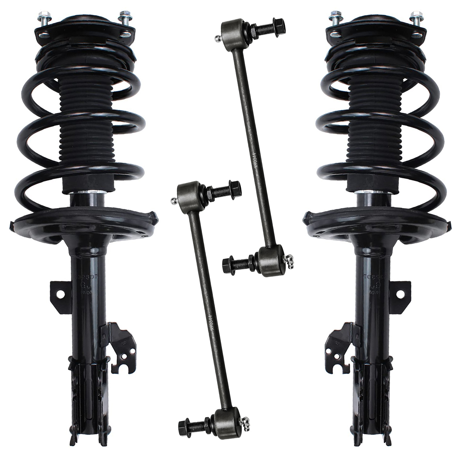 4pc Front Struts Sway Bar Links Suspension Kit