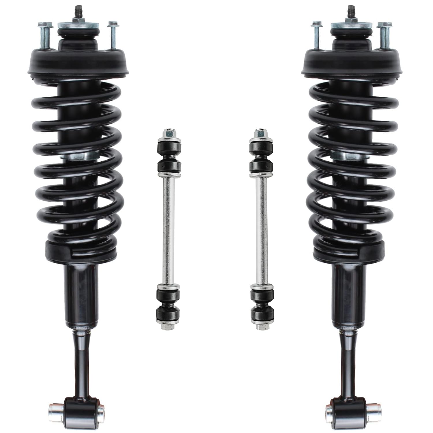 4pc Front Struts Sway Bar Links Suspension Kit