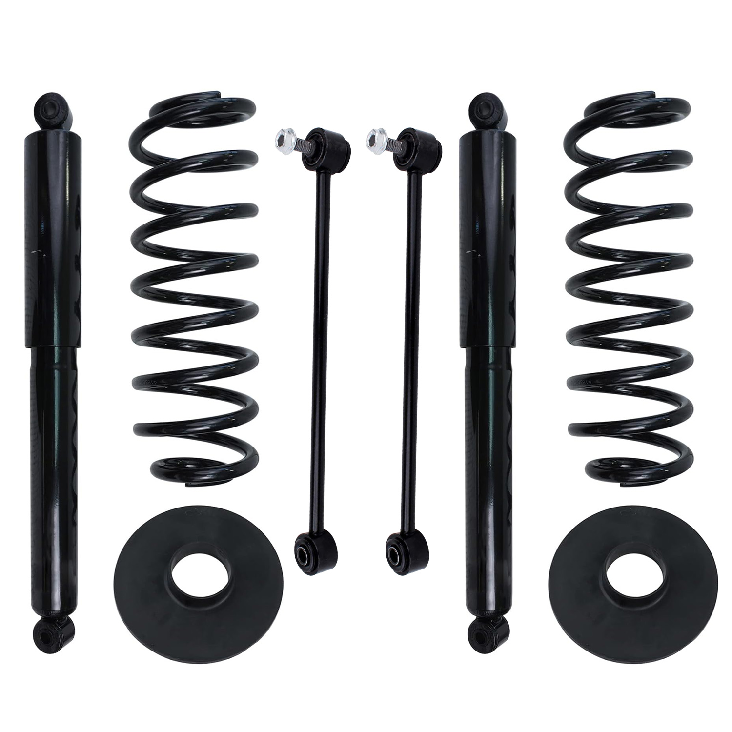 4pc Rear Struts Sway Bar Links Suspension Kit