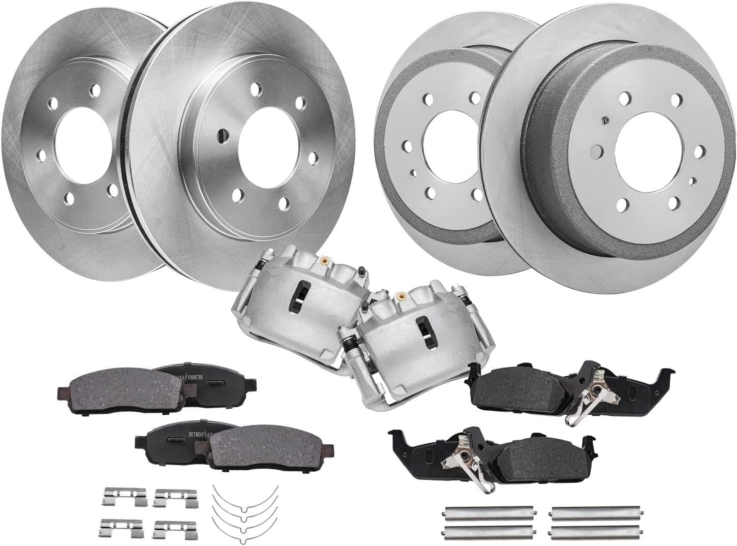thumbnail image 2 of Bator 4x Front & Rear Disc Brake Calipers With Brackets For Ford F-150 2005-2008 2 of 5