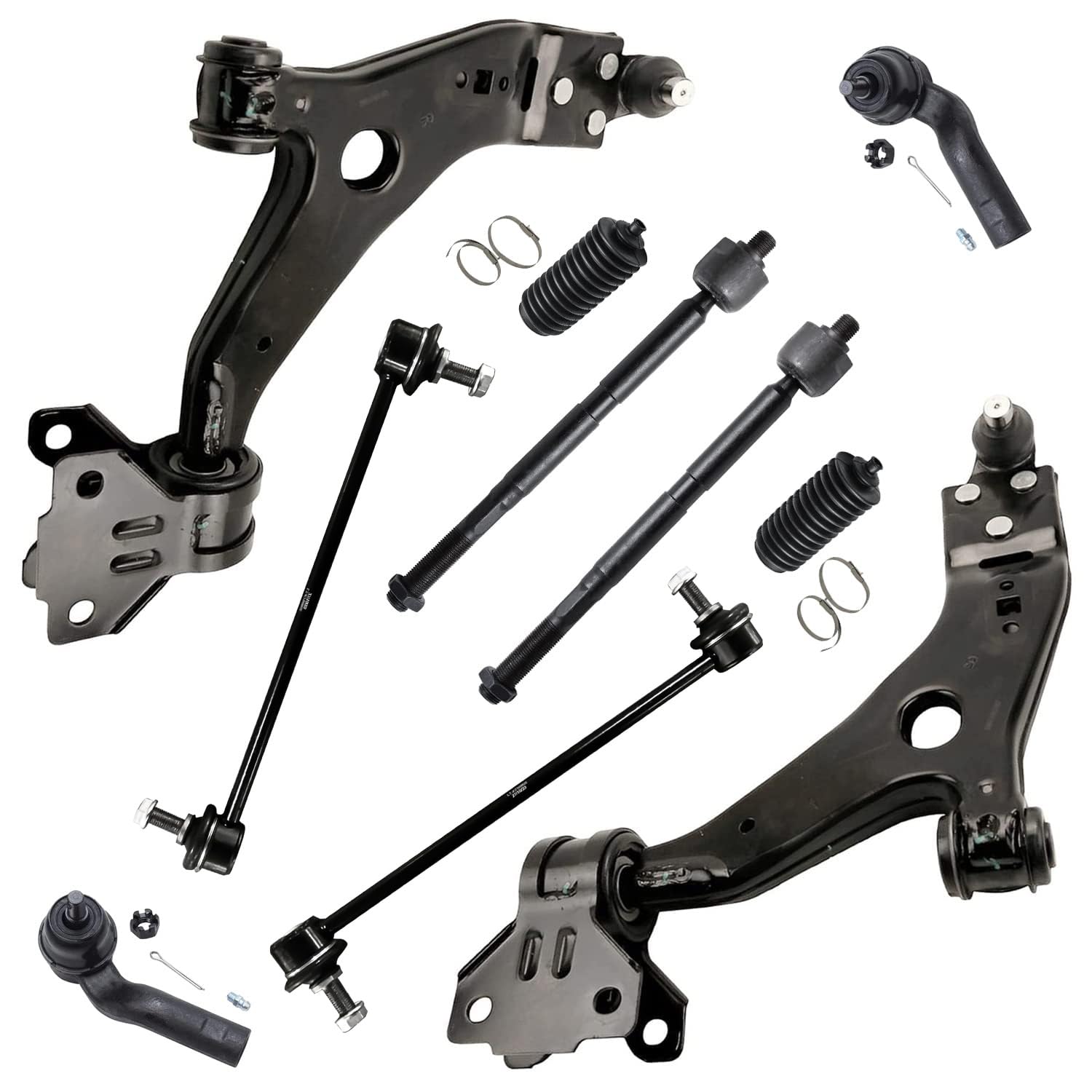 thumbnail image 2 of ECCPP 10-Piece Front Suspension Kit For 01-04 Ford Escape | Control Arms, Ball Joints, Tie Rods 2 of 4