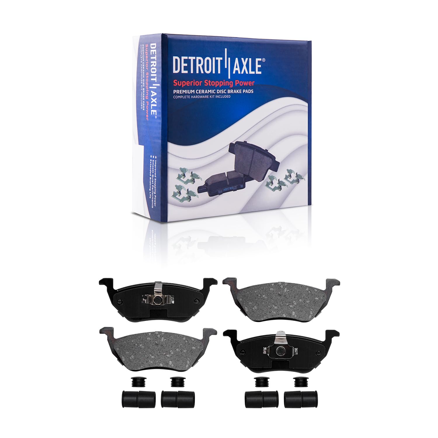 Detroit Axle - Front Rear Disc Rotors Brake Pads for Ford Escape Tribute Mariner — image 7