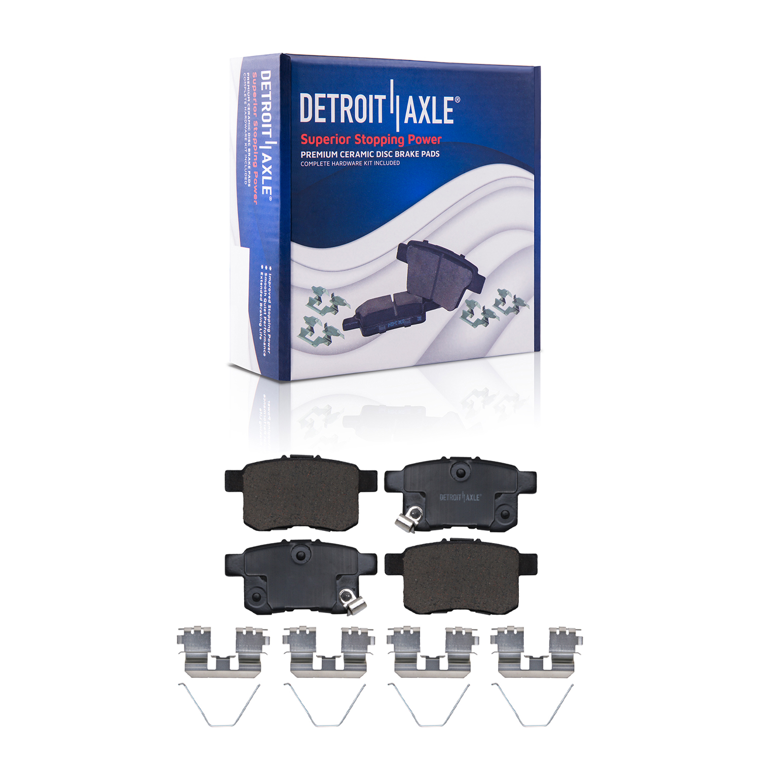 Detroit Axle - Front Rear Drilled Rotors Brake Pads for Acura TSX Honda Accord — image 7