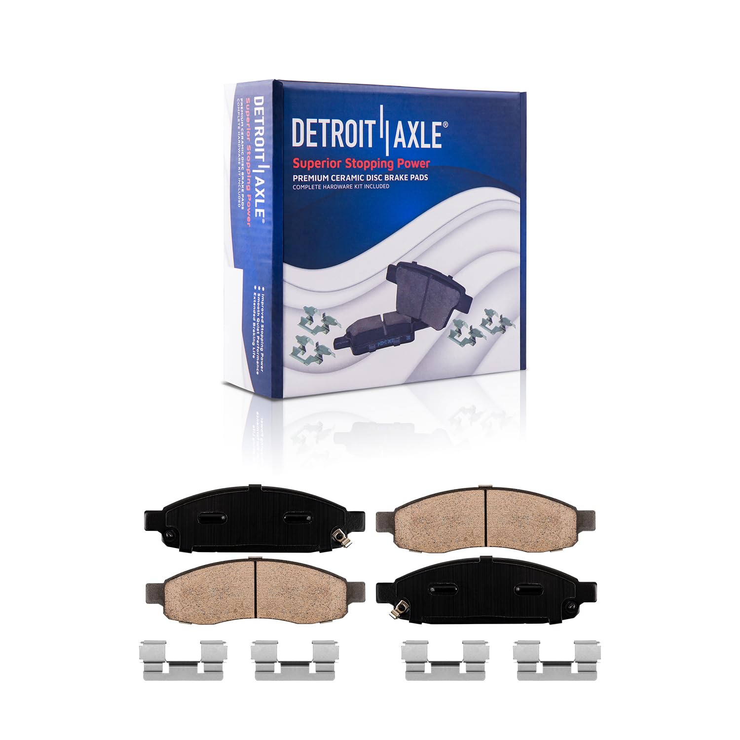 Detroit Axle - Front  Rear Disc Rotors Brake Pads for Nissan Titan Armada QX56 — image 6