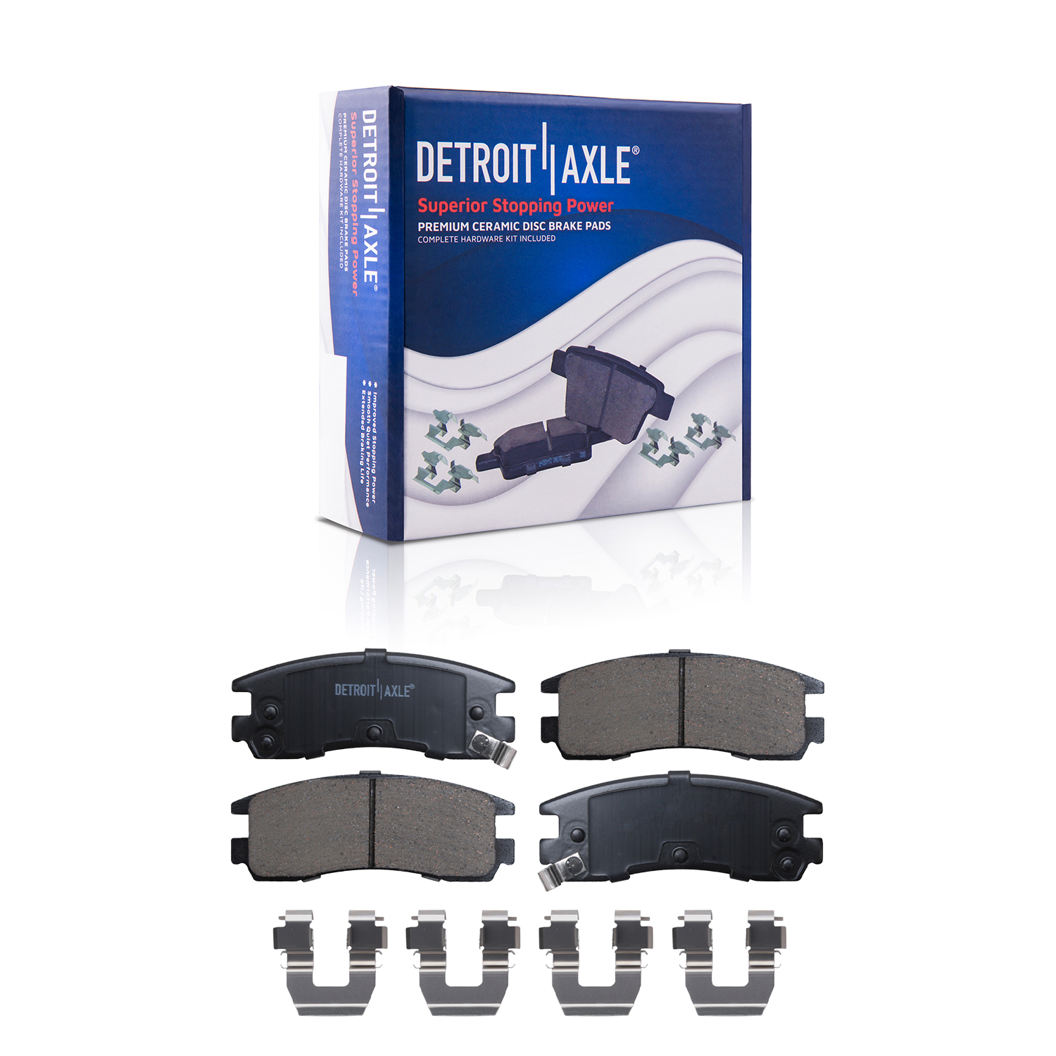Detroit Axle - Front Rear Disc Rotors Brake Pads for Chevy Impala Monte Carlo — image 9