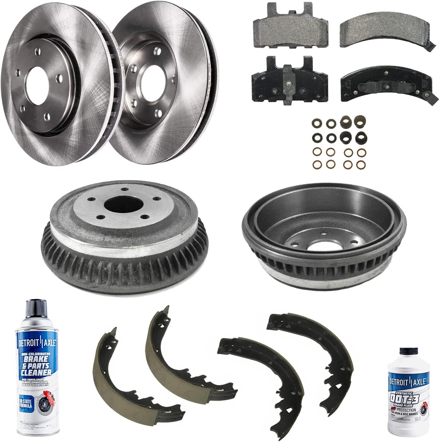 PEUGEOT 107 1.0 (2005-2015) Rear Brake Drums & Shoes Set With Fitting Kit – E-Approved