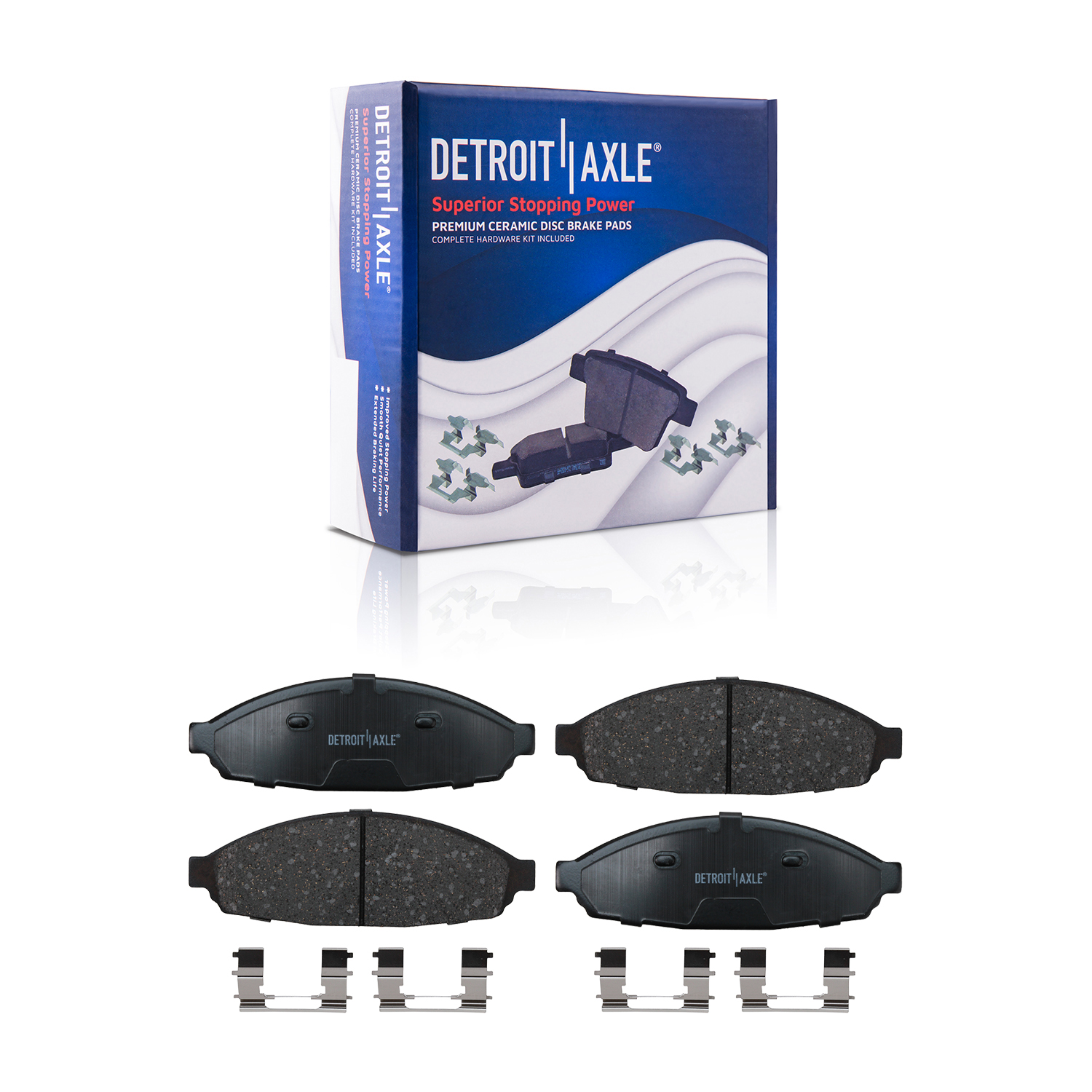 Detroit Axle - Front Rear Disc Rotors and Ceramic Brake Pads for Grand Marquis — image 6