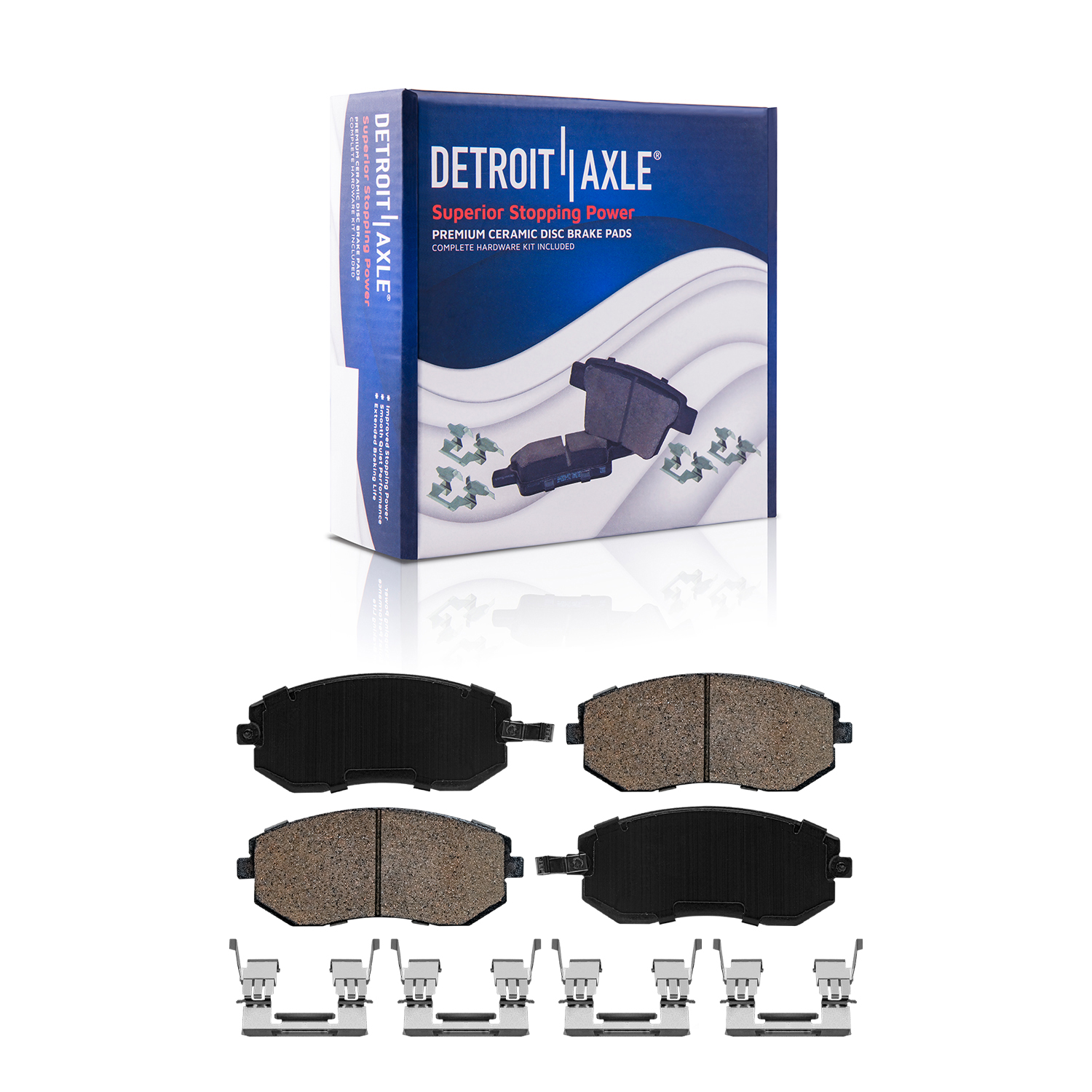 Detroit Axle - Front Rear Drilled Rotors Brake Pad for Subaru Forester Crosstrek — image 6
