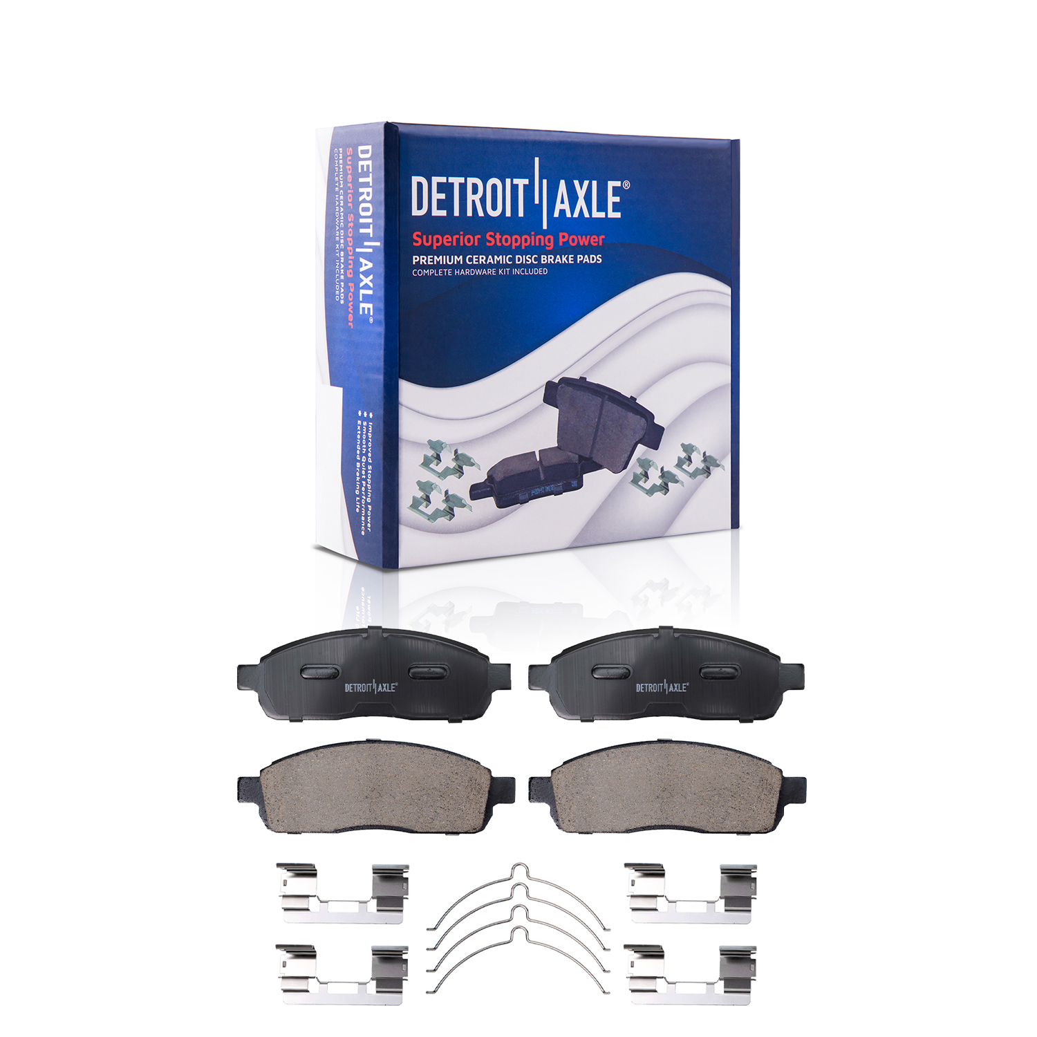 Detroit Axle - 4x4 Front Rear Drilled Rotors Brake Pads for Ford F-150 Mark LT — image 5