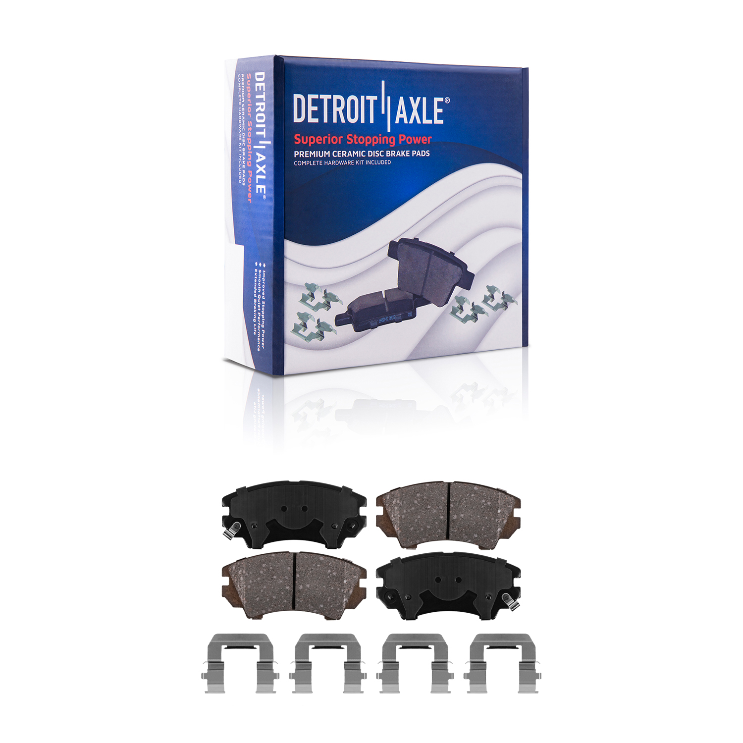Detroit Axle - Front Rear Drilled Rotors Brake Pads for 2010-2015 Chevy Camaro — image 5