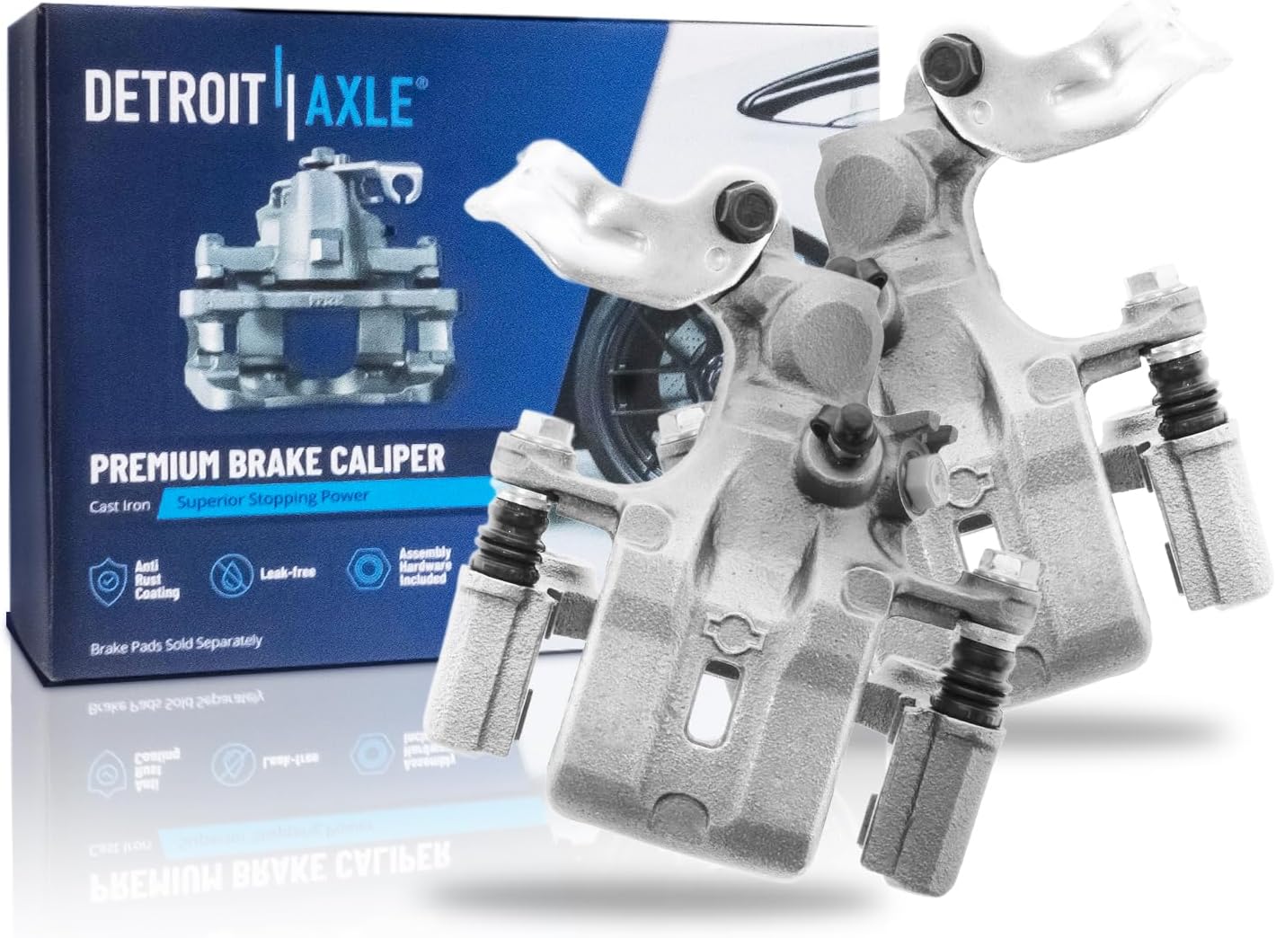 Pair Rear Brake Calipers (Remanufactured)