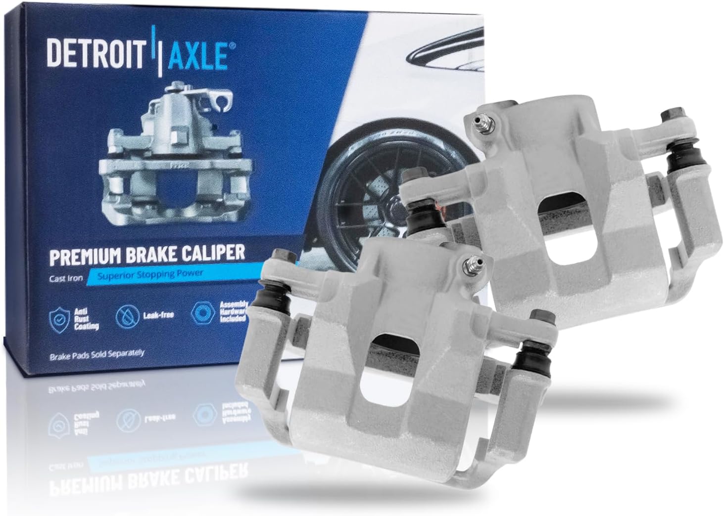 Pair Front Brake Calipers (Remanufactured)