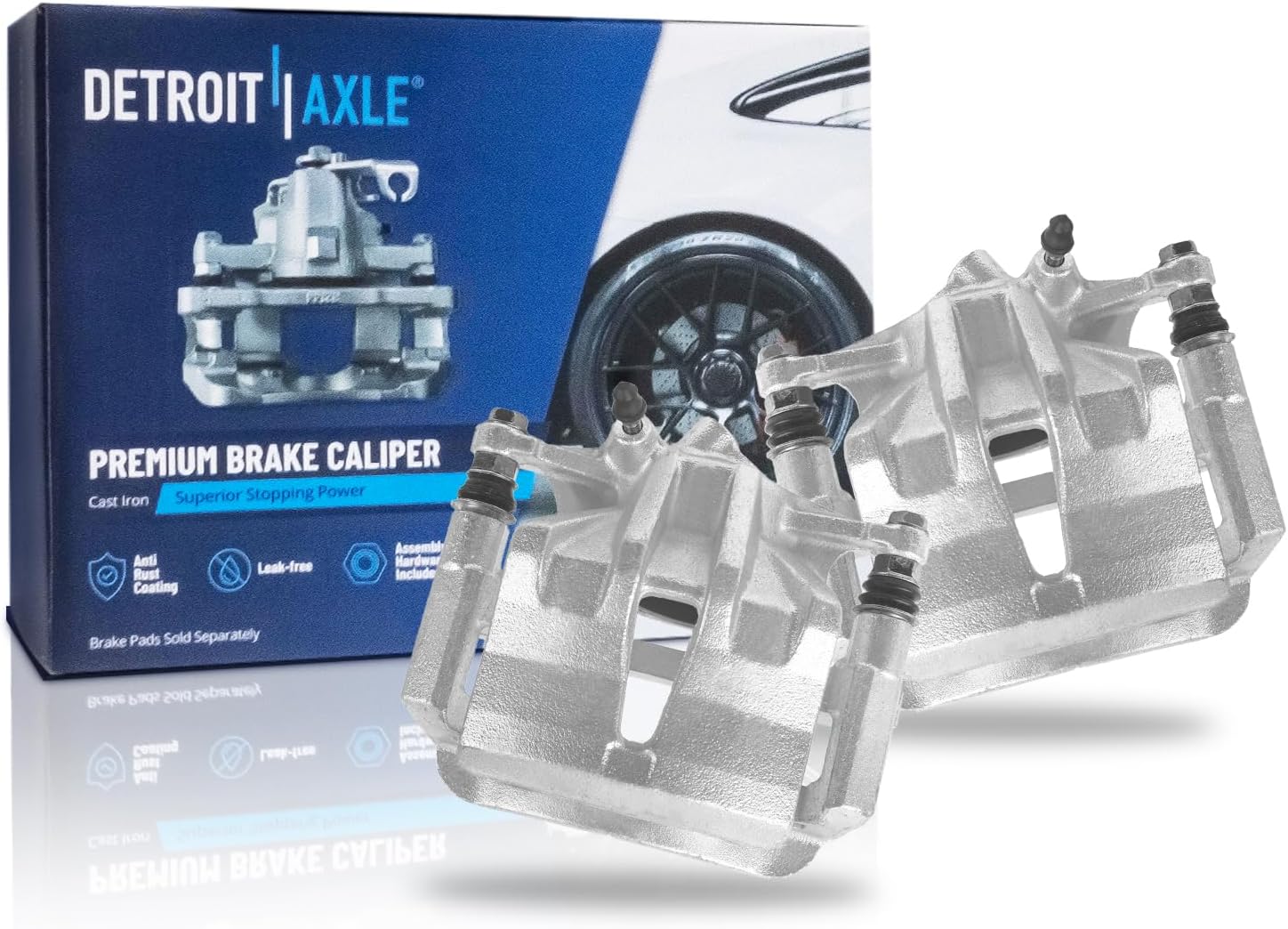 Pair Front Brake Calipers (Remanufactured)