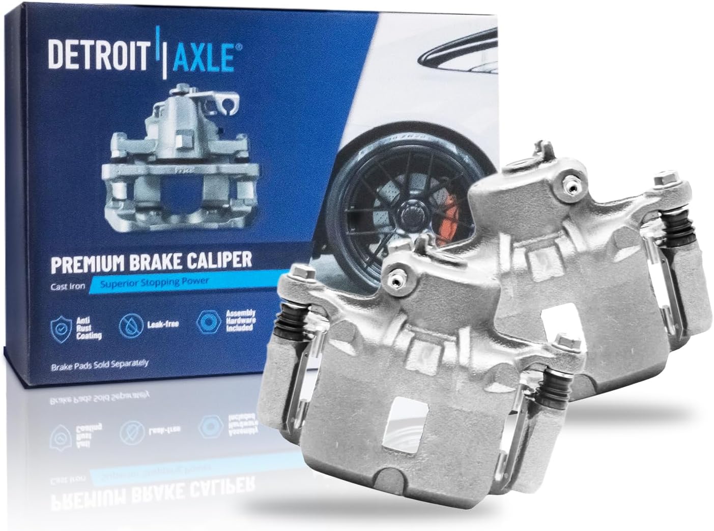 Pair Front Brake Calipers (Remanufactured)
