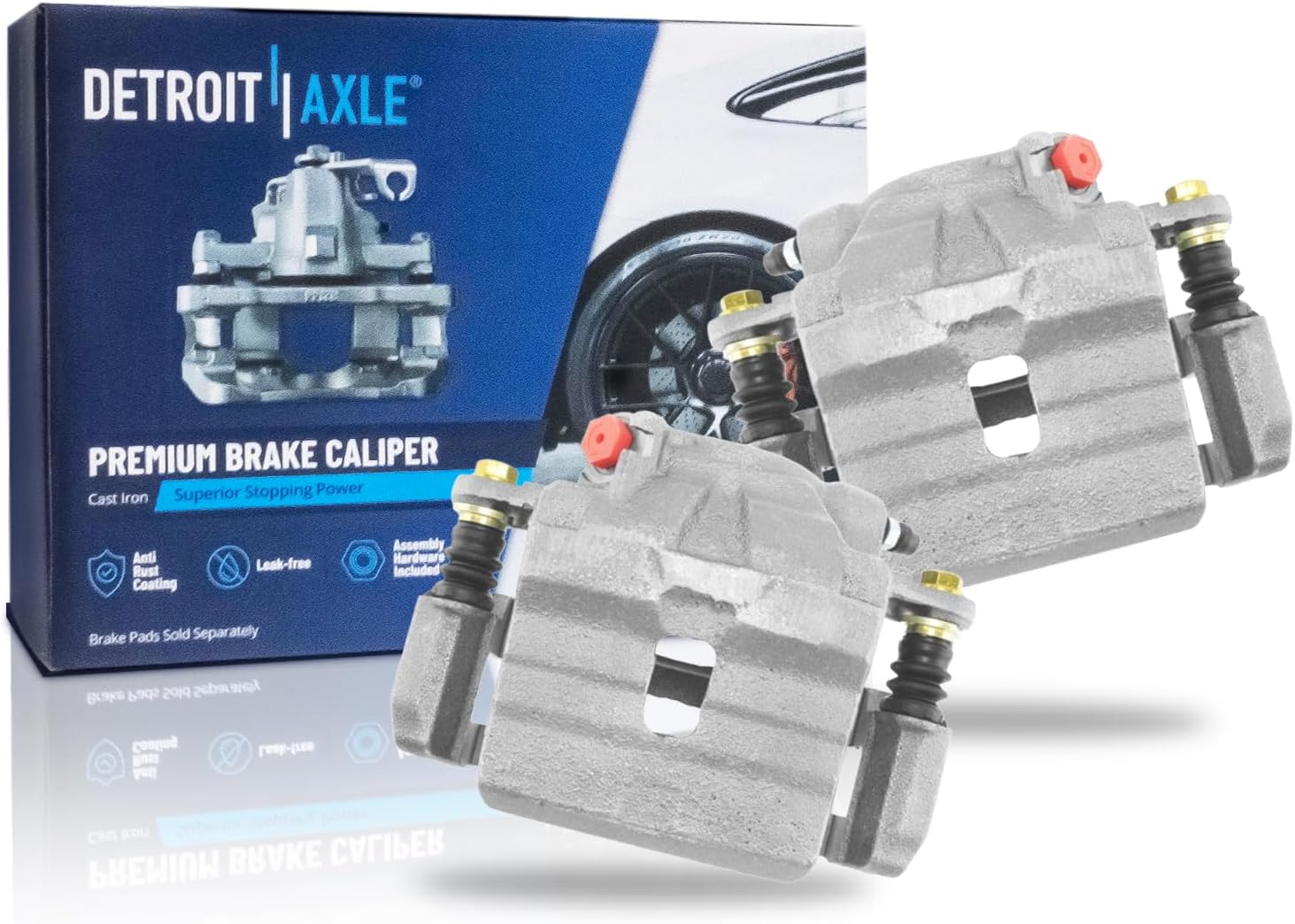 Pair Front Brake Calipers (Remanufactured)