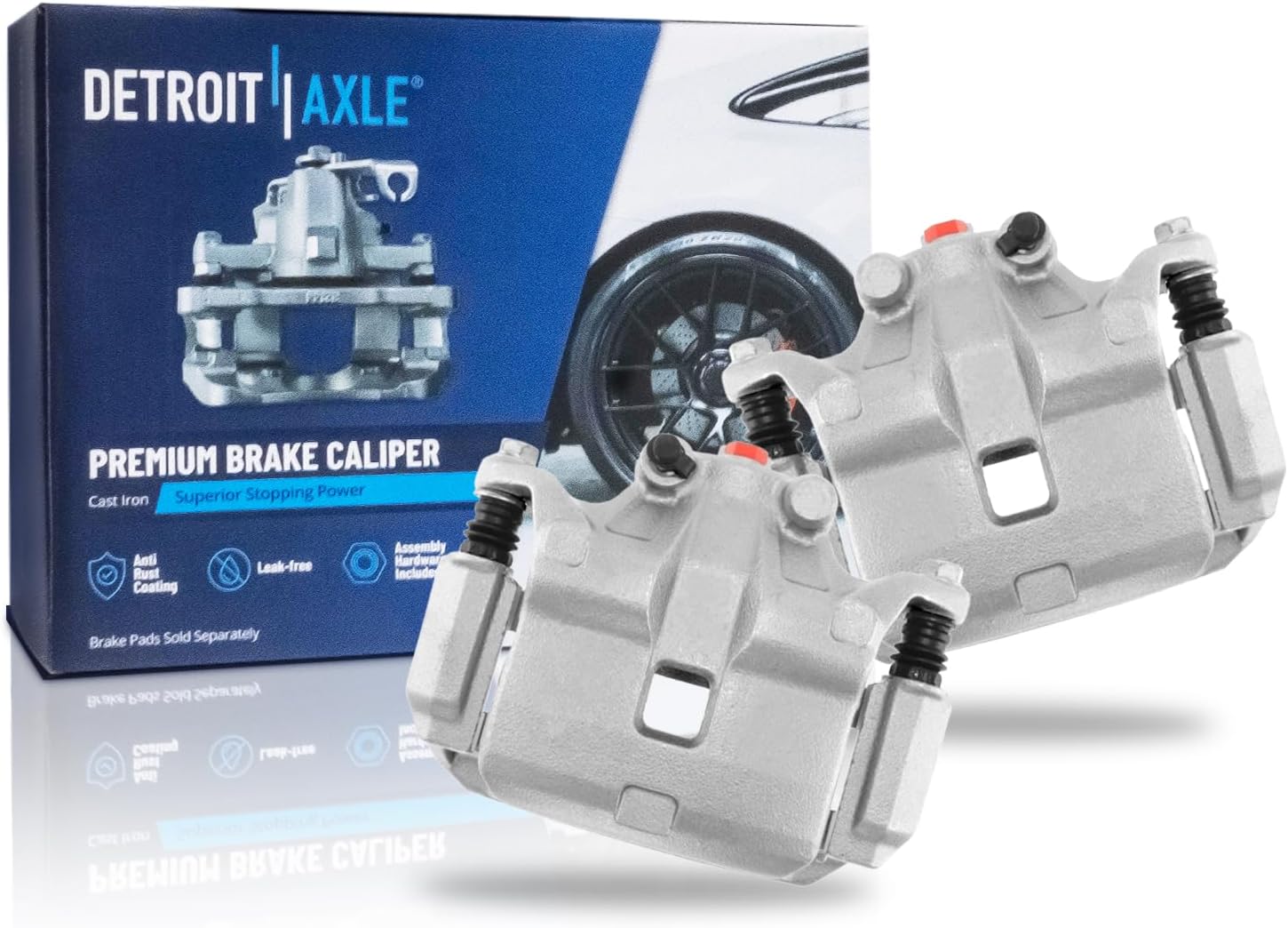 Pair Front Brake Calipers (Remanufactured)