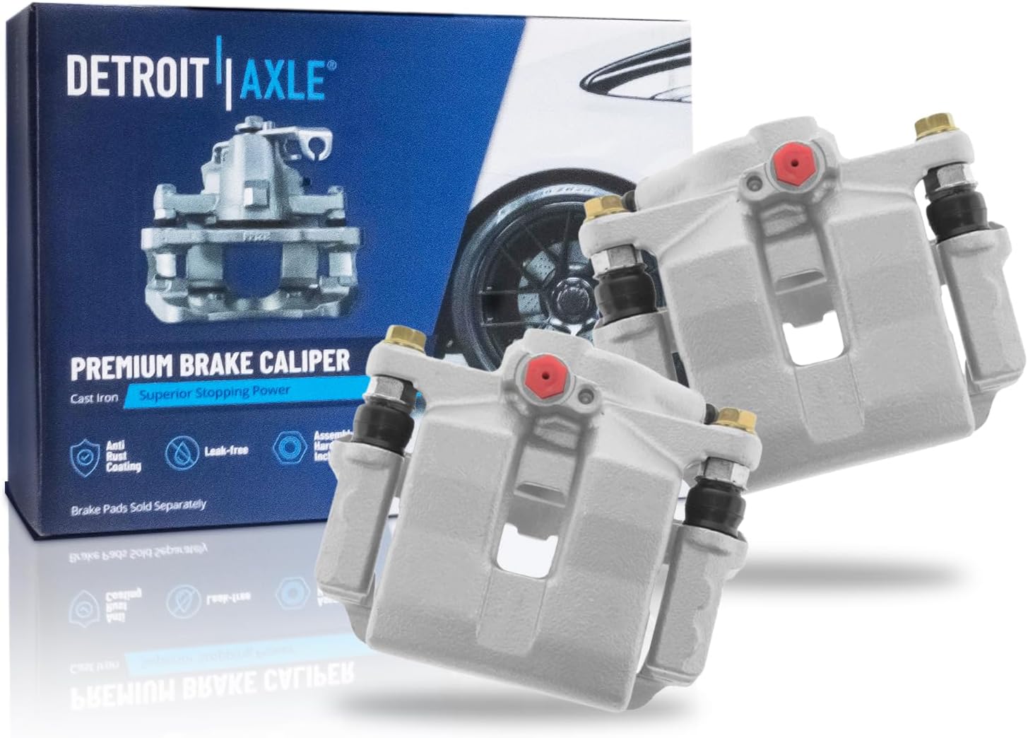 Pair Front Brake Calipers (Remanufactured)