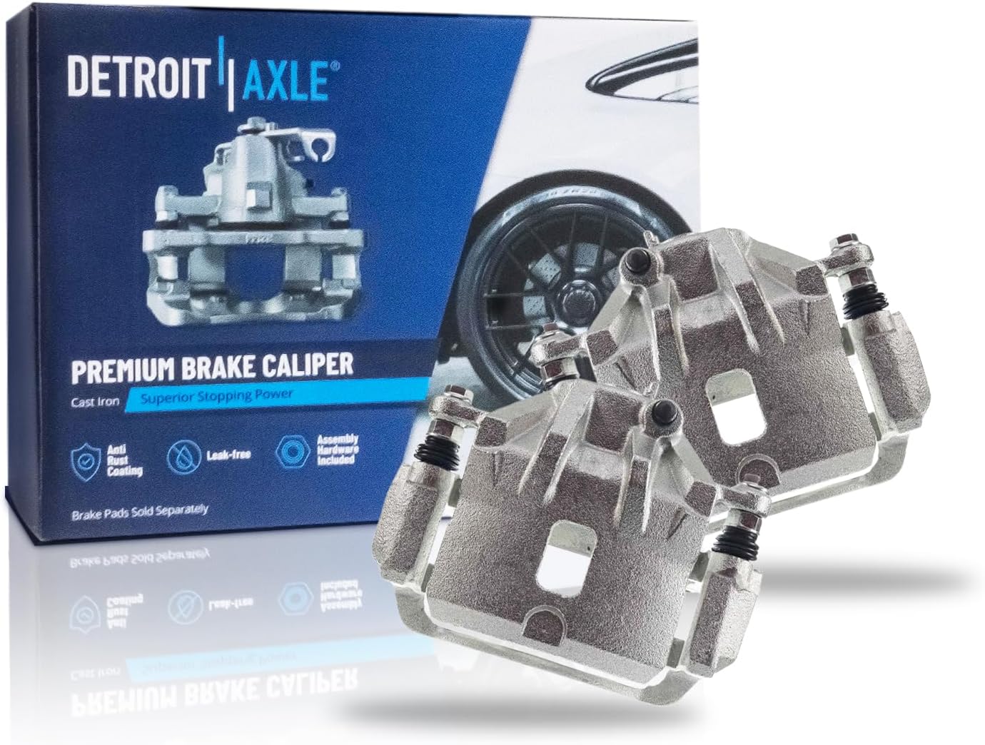 Pair Front Brake Calipers (Remanufactured)