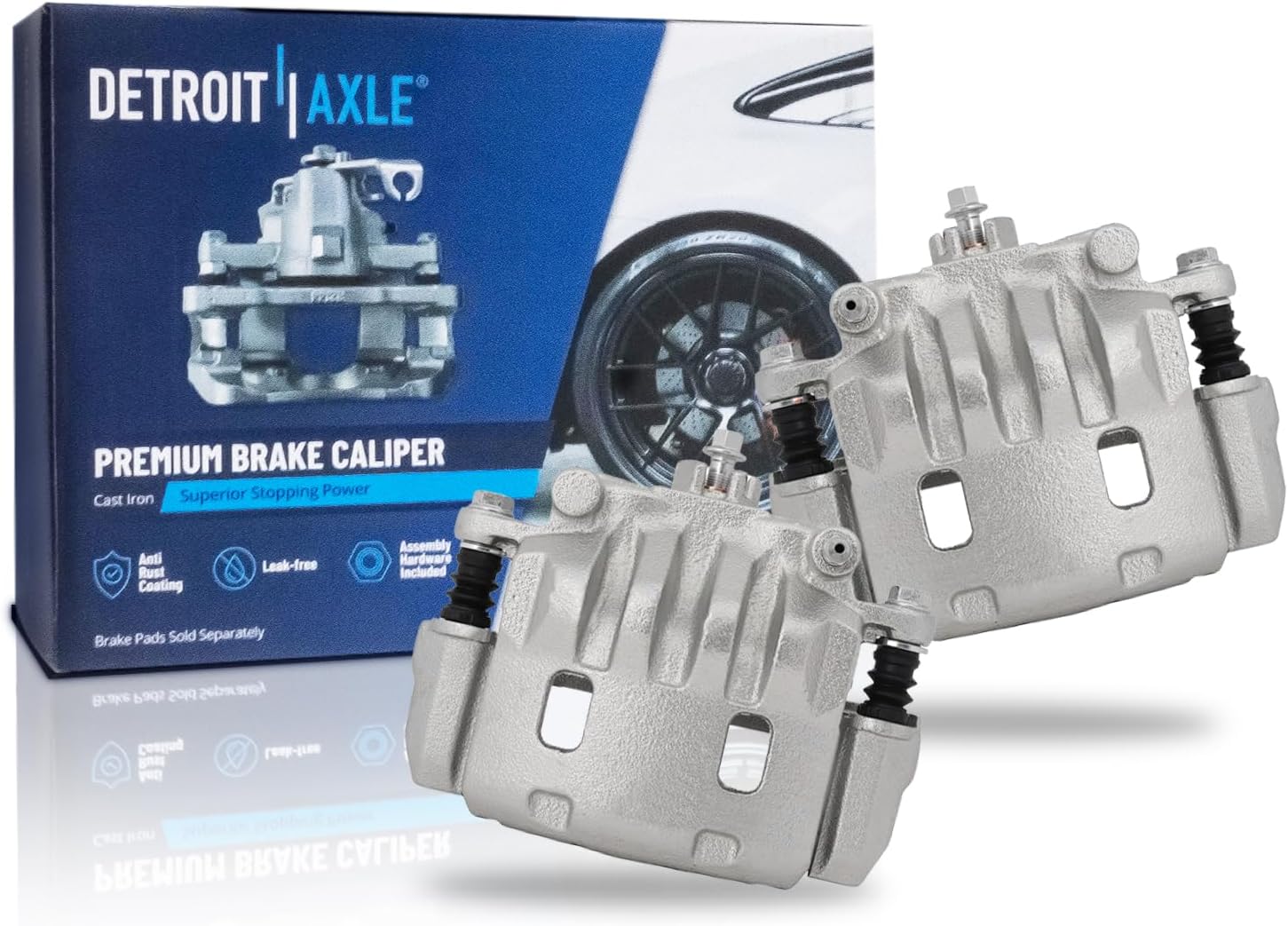 Pair Front Brake Calipers (Remanufactured)