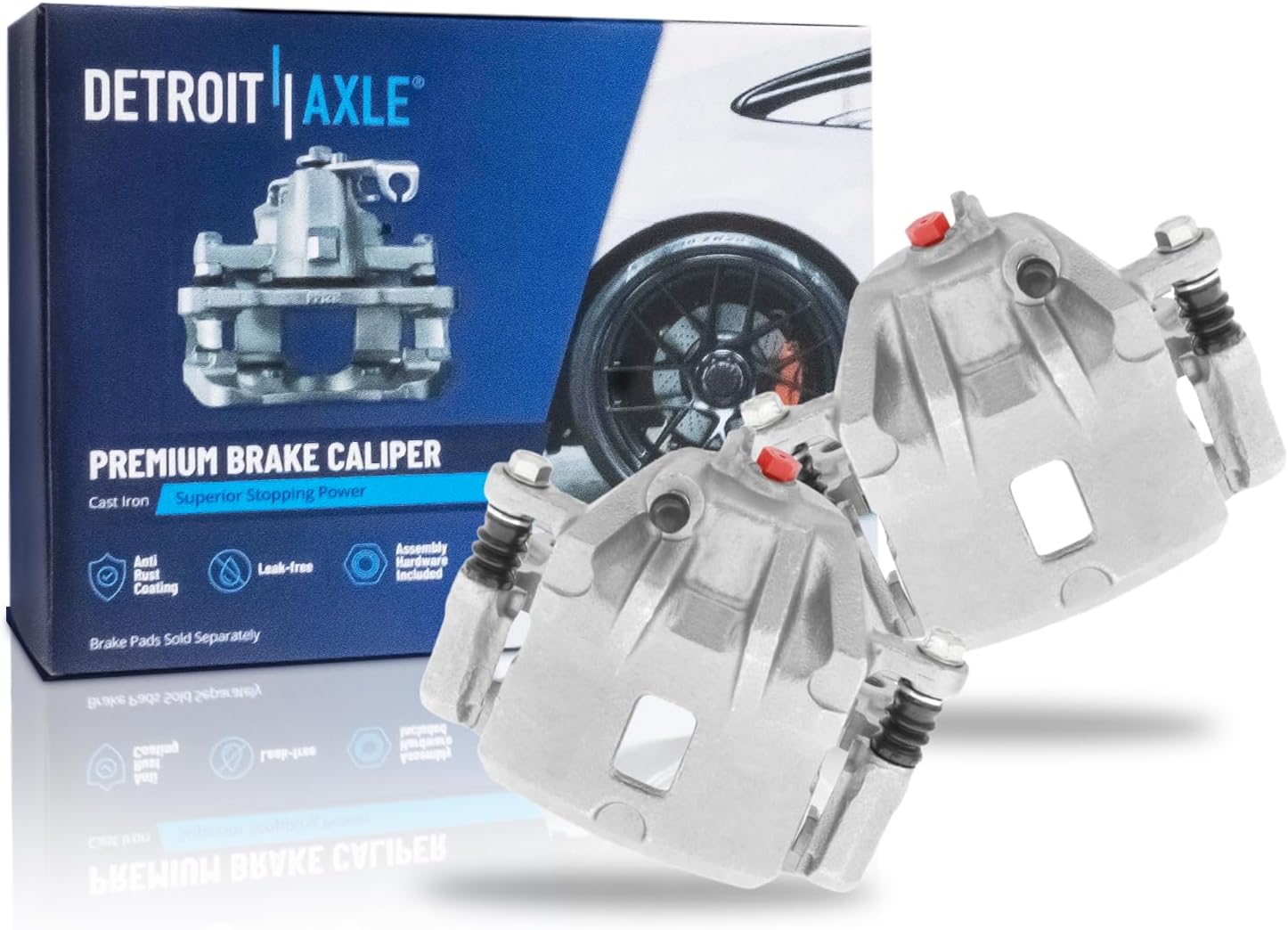 Pair Front Brake Calipers (Remanufactured)