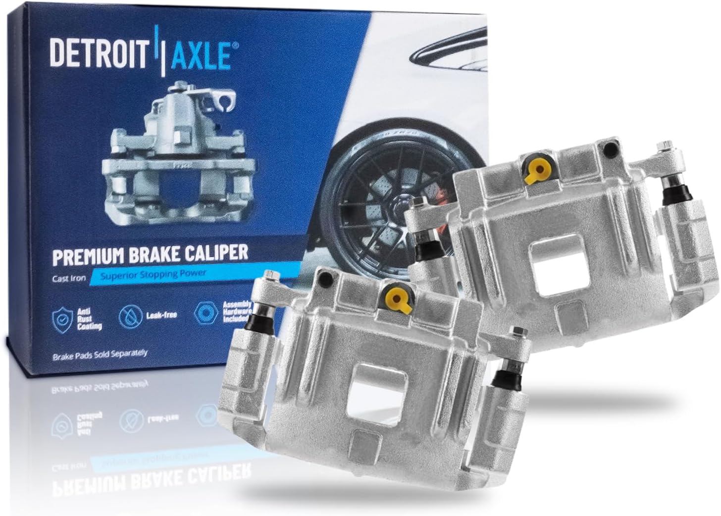 Pair Front Brake Calipers (Brand New)