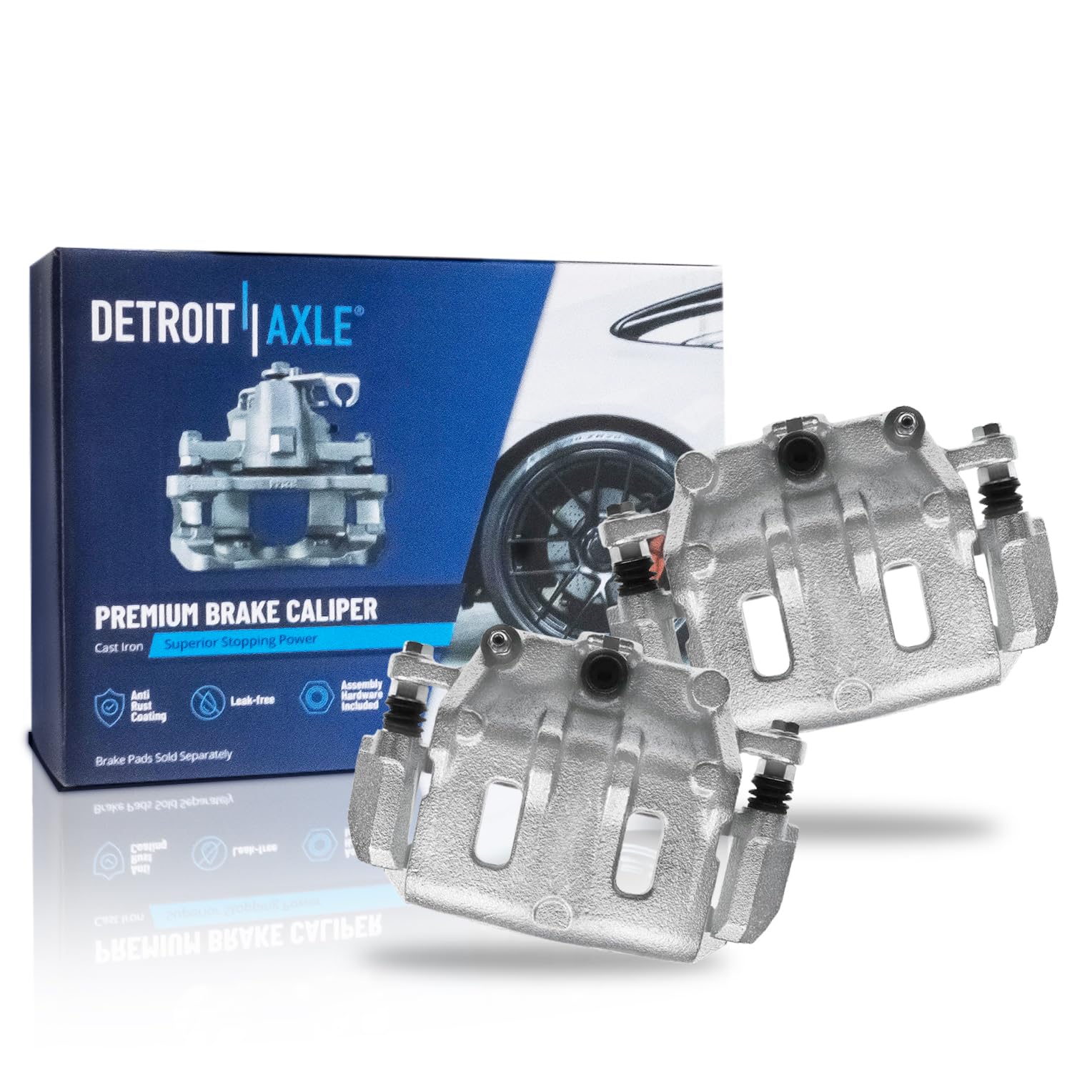 Pair Front Brake Calipers (Brand New)