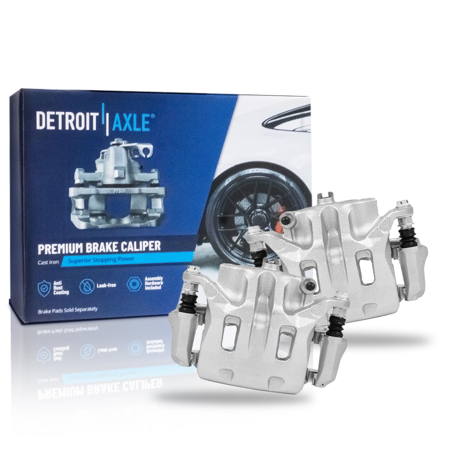 Pair Front Brake Calipers (Remanufactured)