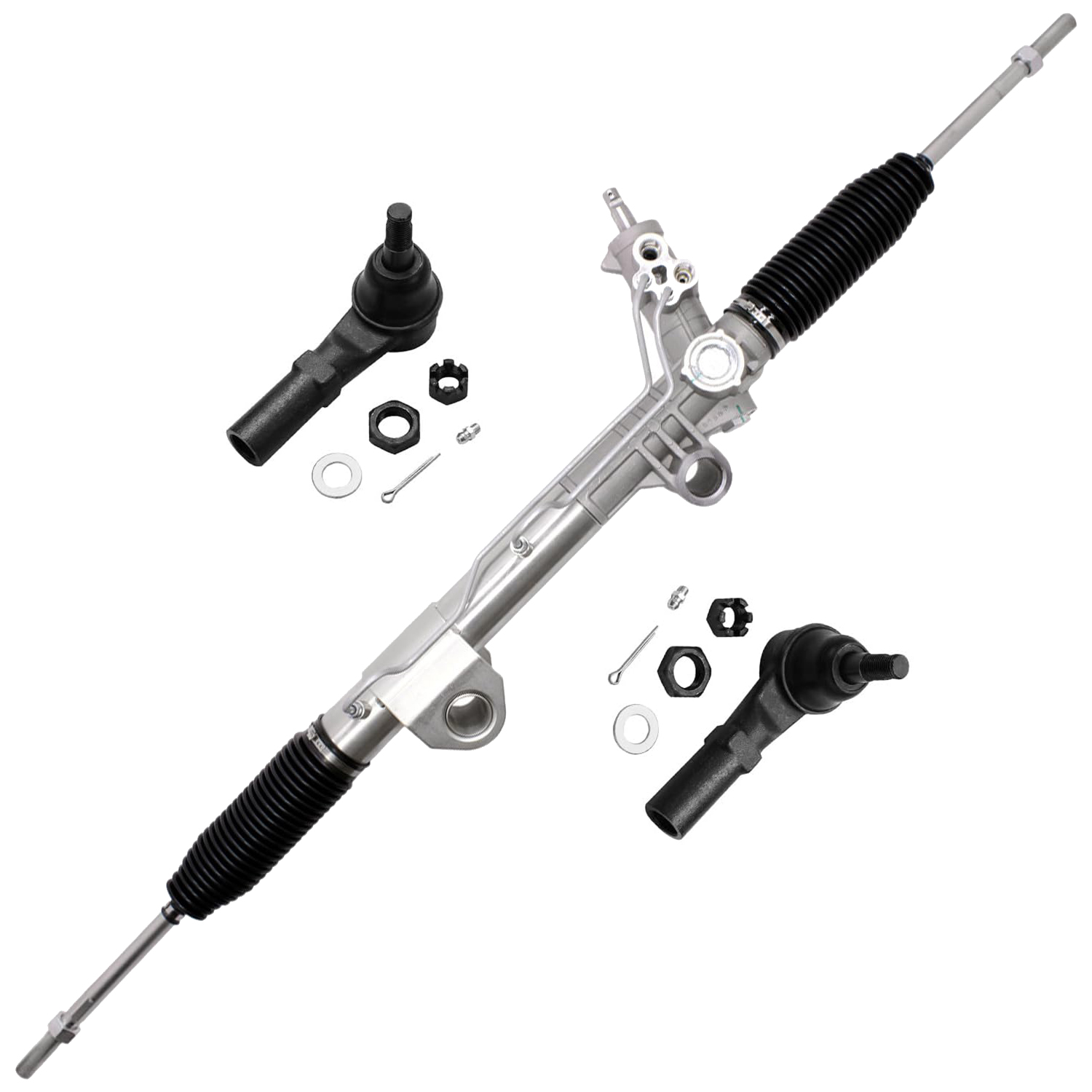 Power Steering Rack and Pinion Outer Tie Rods Suspension Kit