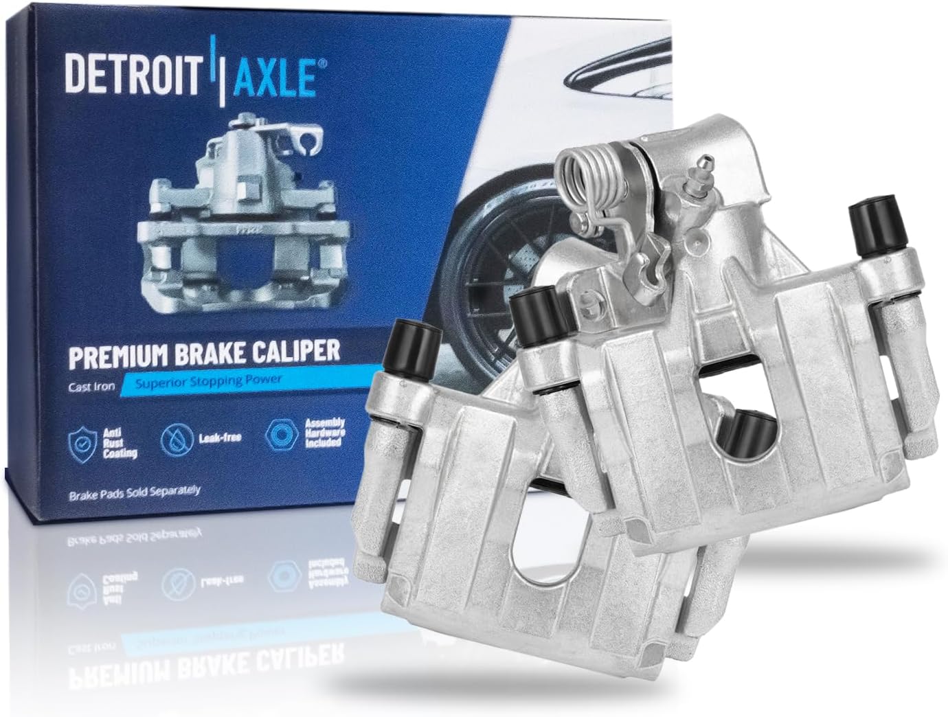 Pair Rear Brake Calipers (Remanufactured)