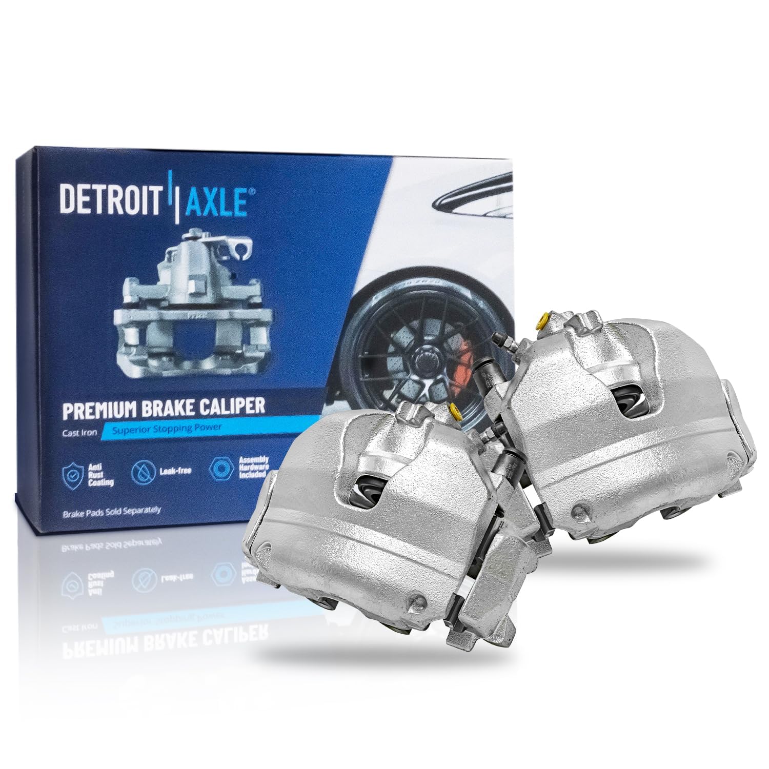 Pair Rear Brake Calipers (Remanufactured)