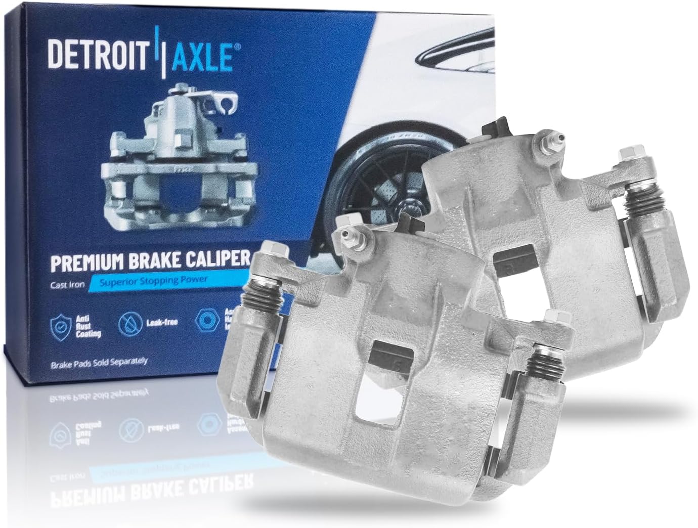Pair Front Brake Calipers (Remanufactured)