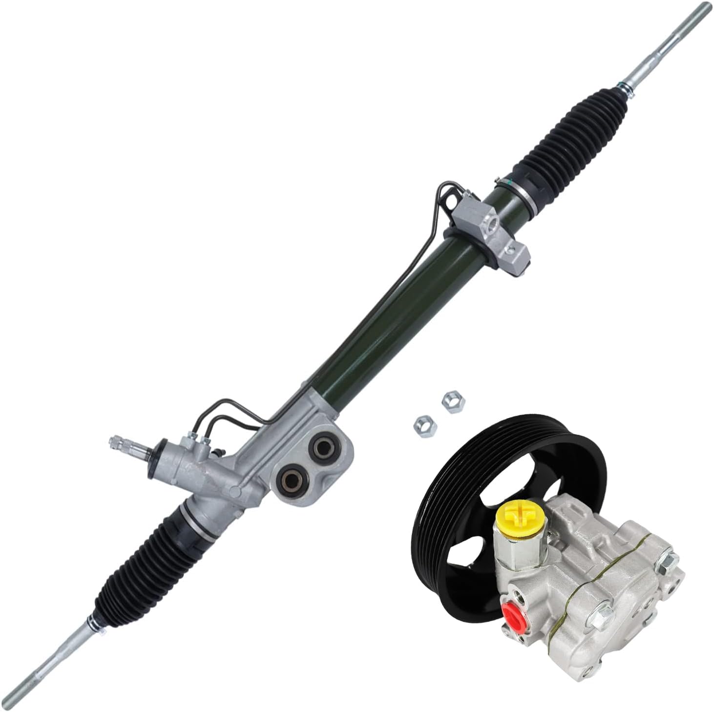 Power Steering Rack and Pinion Pump with Pulley Kit