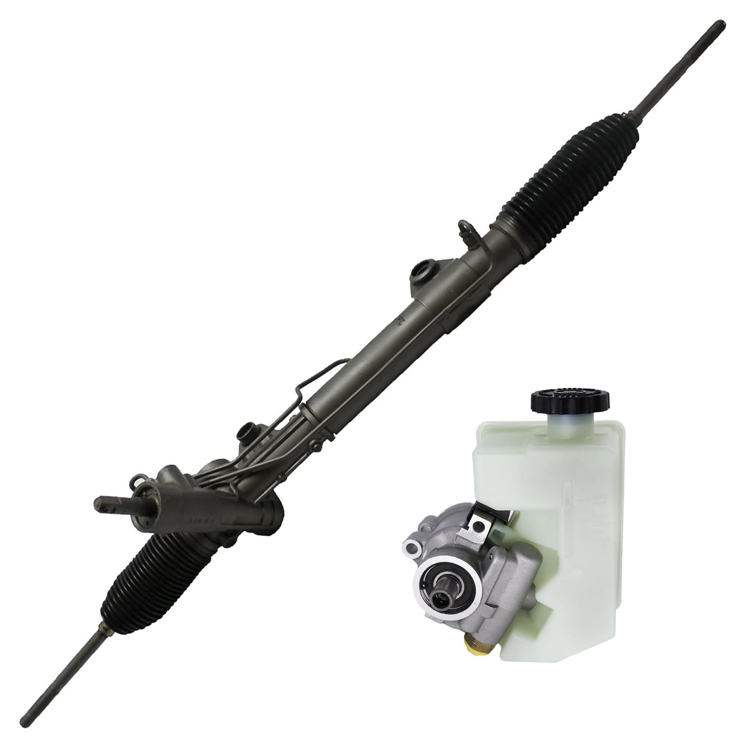 Power Steering Rack and Pinion Pump with Reservoir Kit