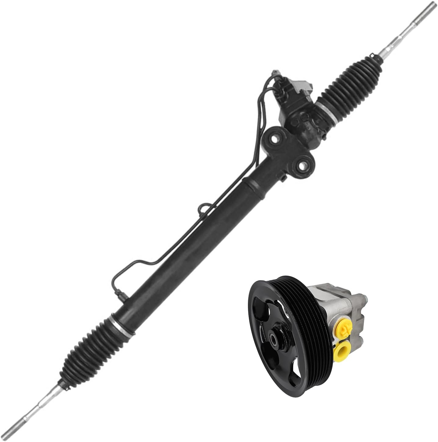 Power Steering Rack and Pinion Pump with Pulley Kit