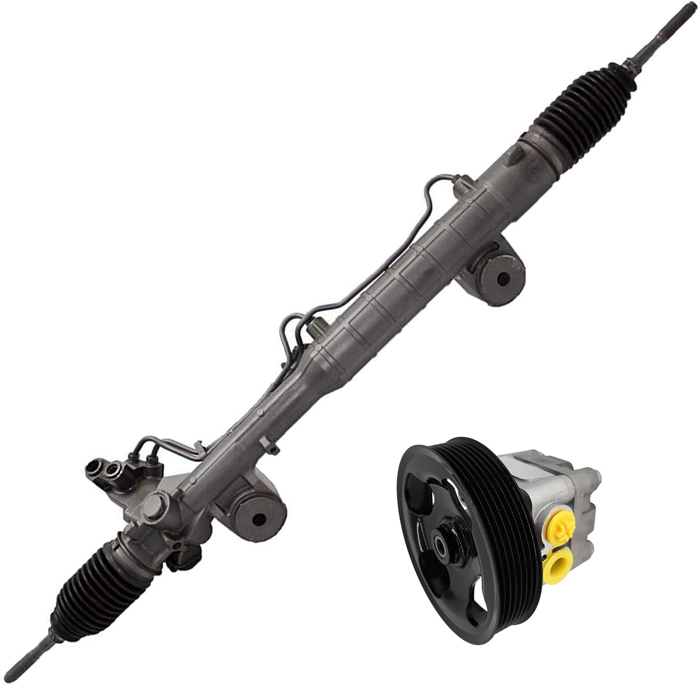 Power Steering Rack and Pinion Pump with Pulley Kit