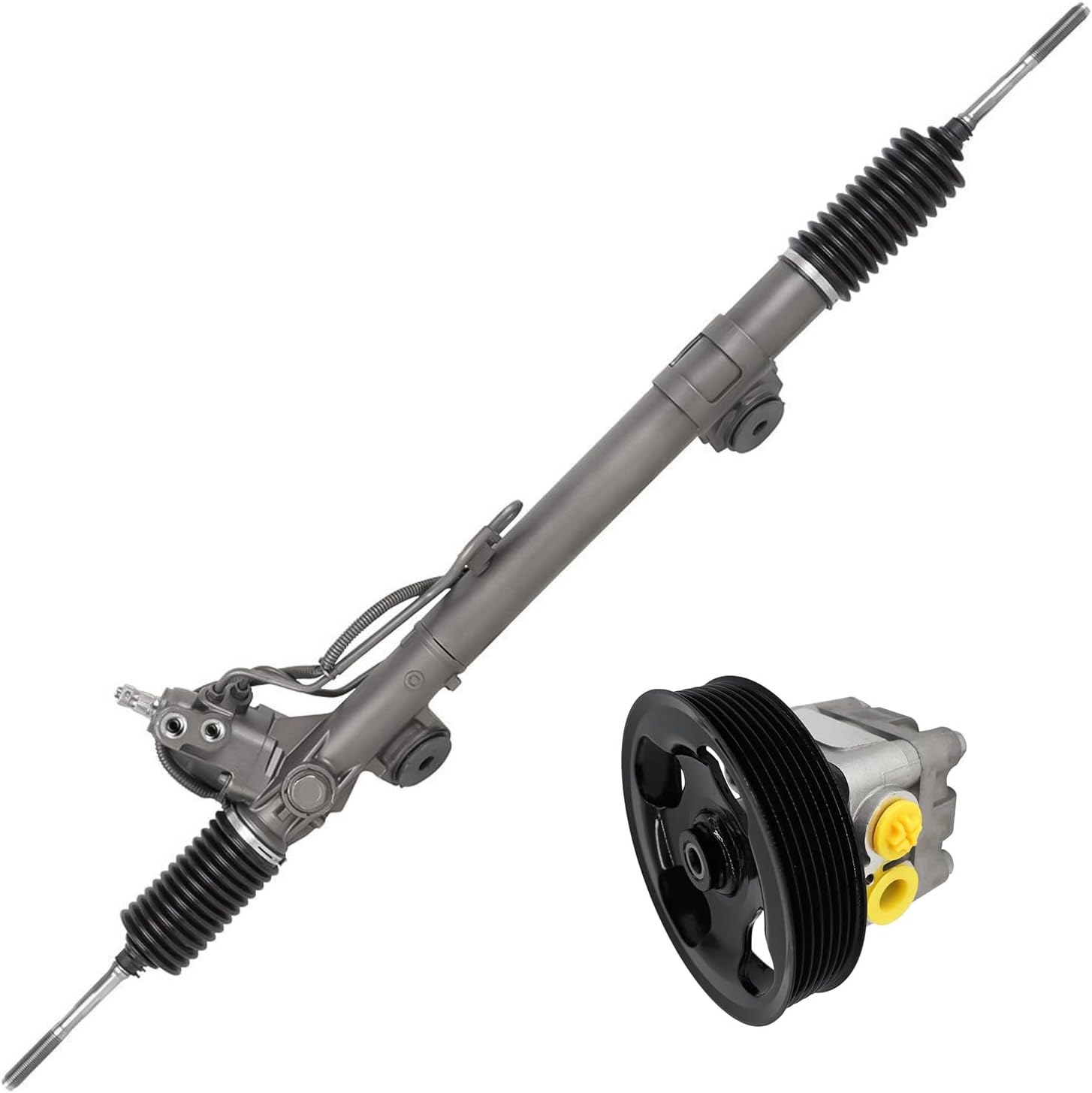 Power Steering Rack and Pinion Pump with Pulley Kit